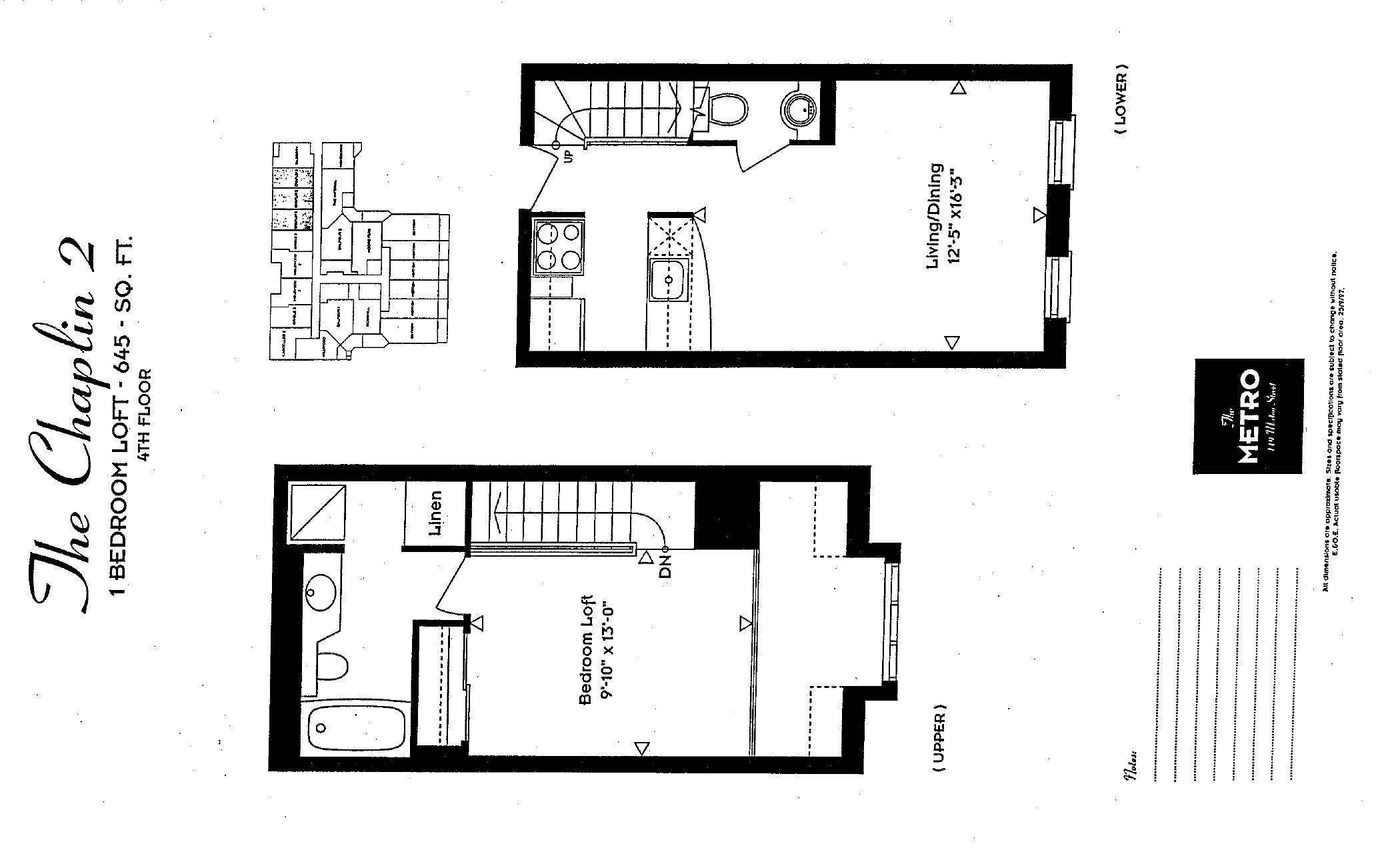 The Chaplin 2 floor plan