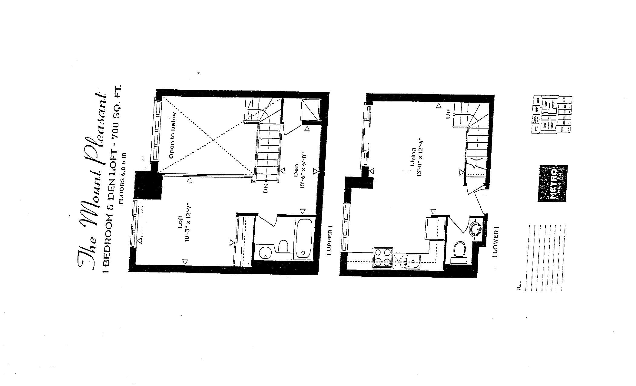 The Mount Pleasant floor plan