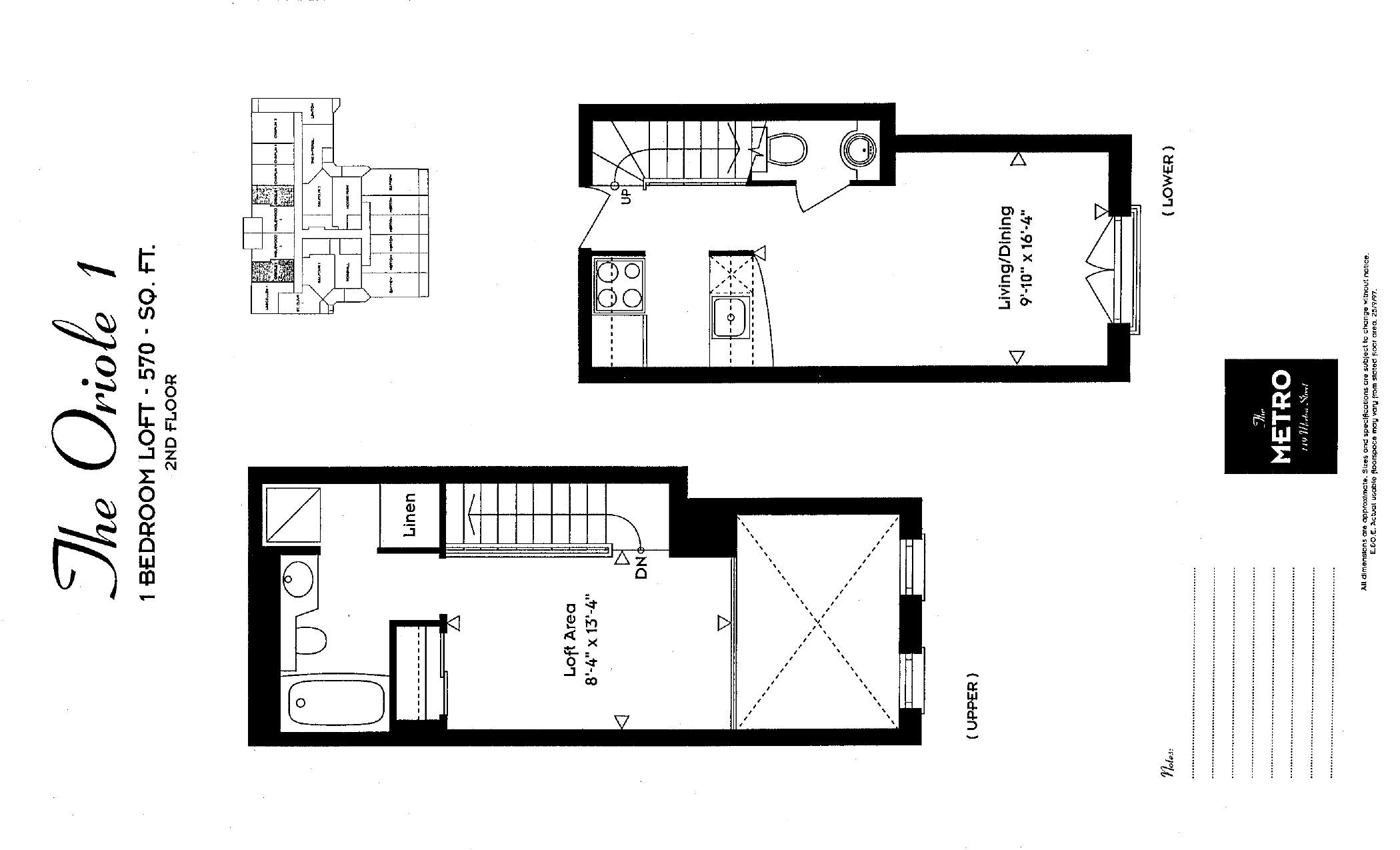 The Oriole 1 floor plan