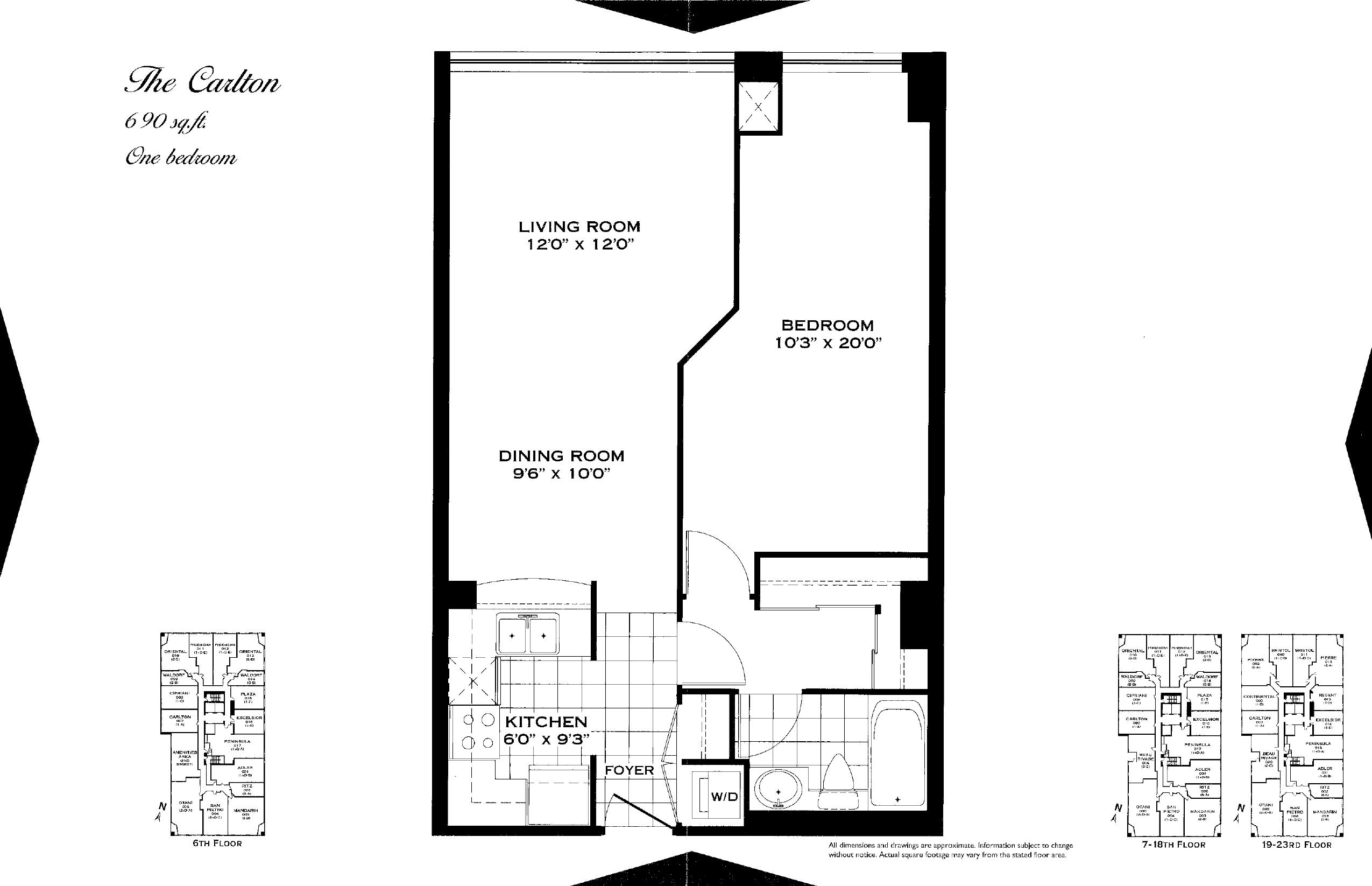 The Carlton floor plan
