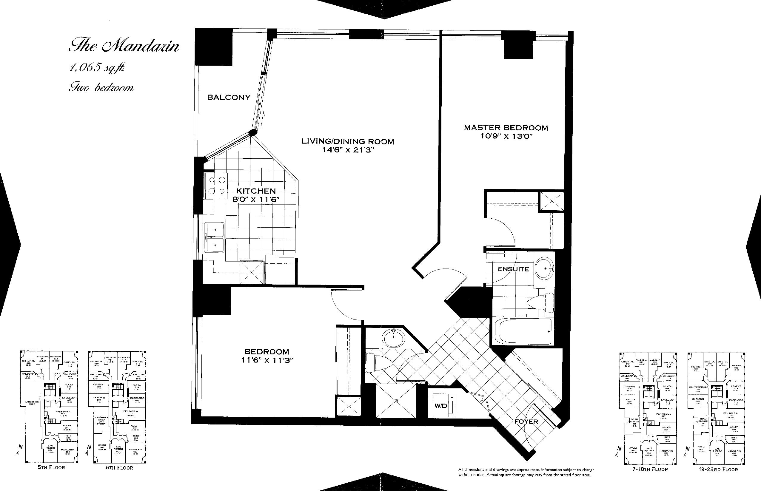 The Mandarin floor plan