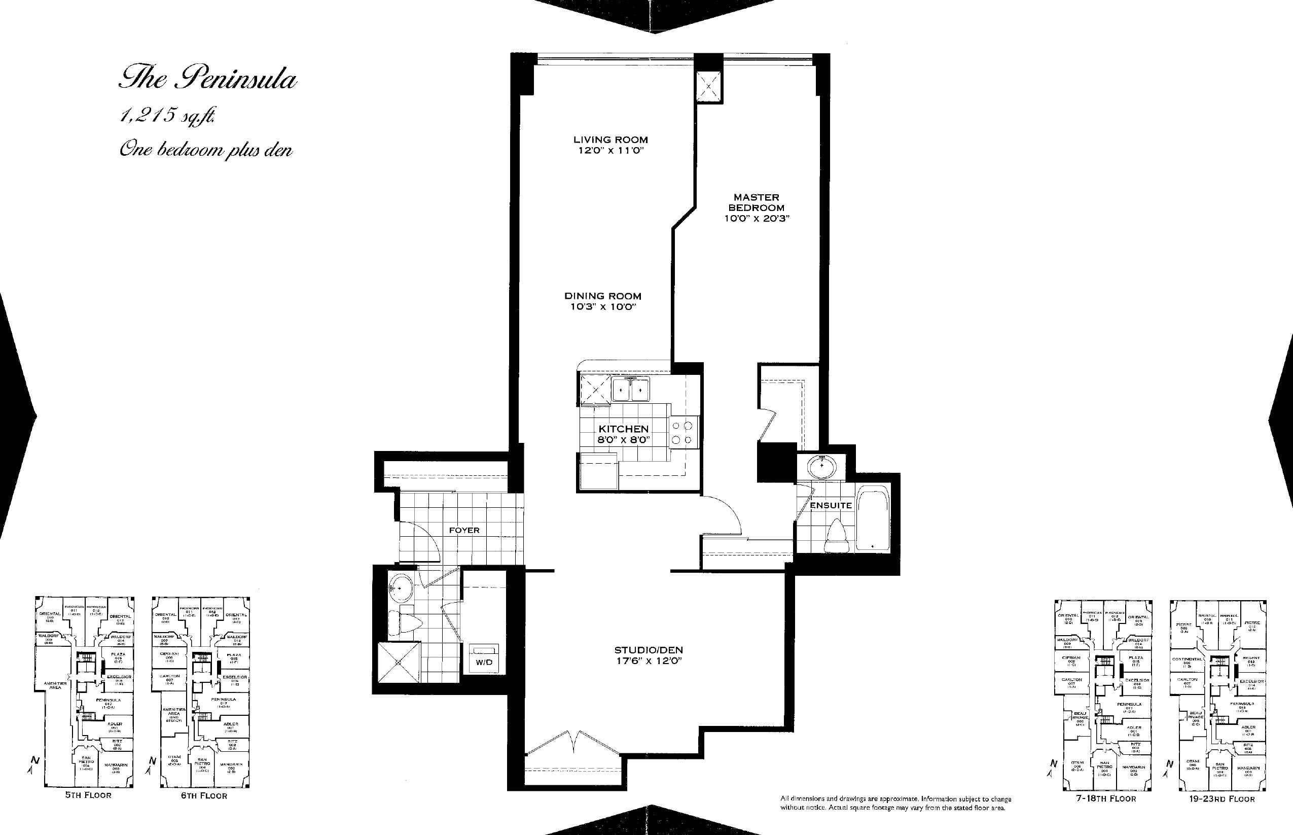 The Peninsula floor plan