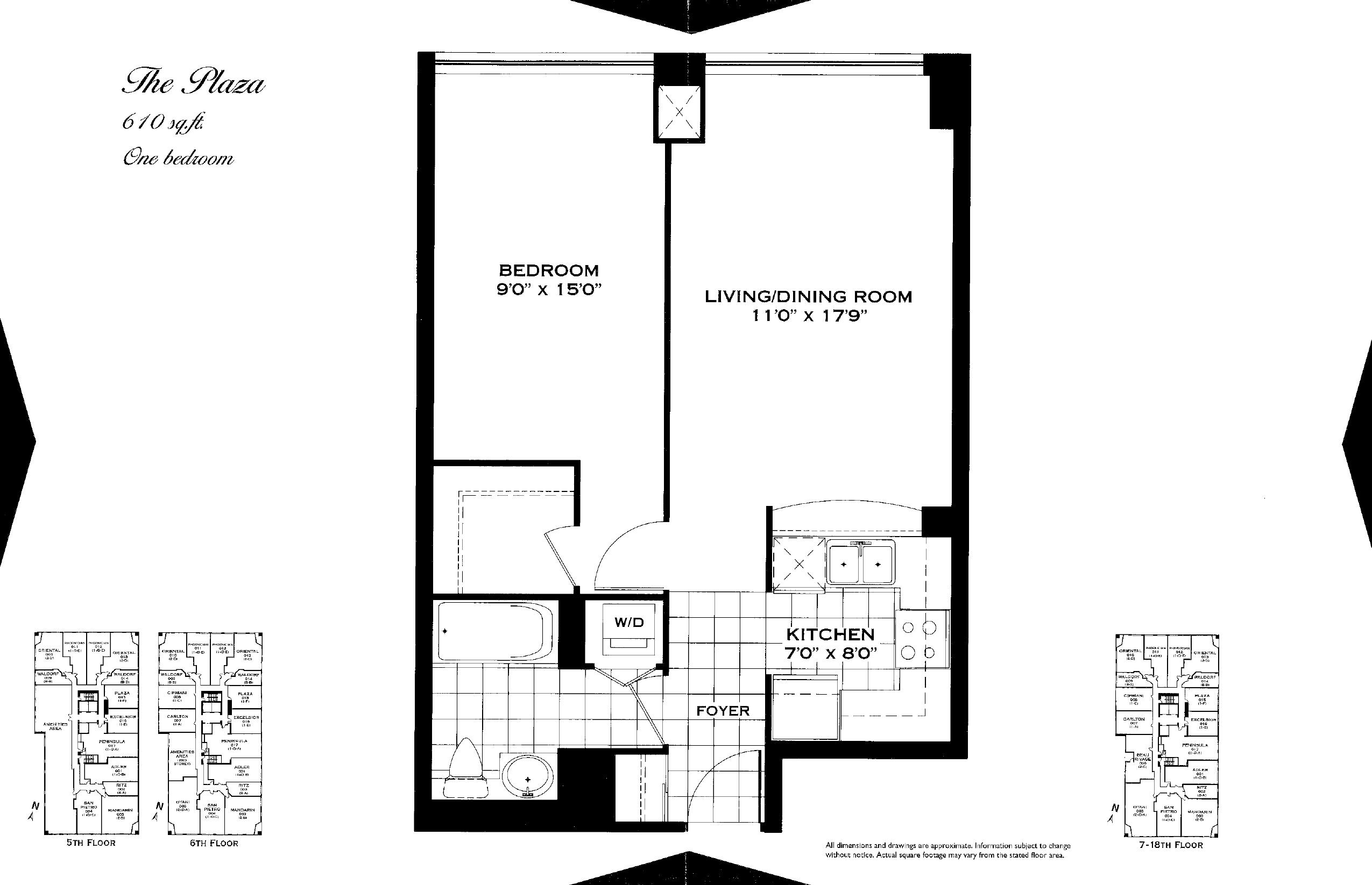 The Plaza floor plan