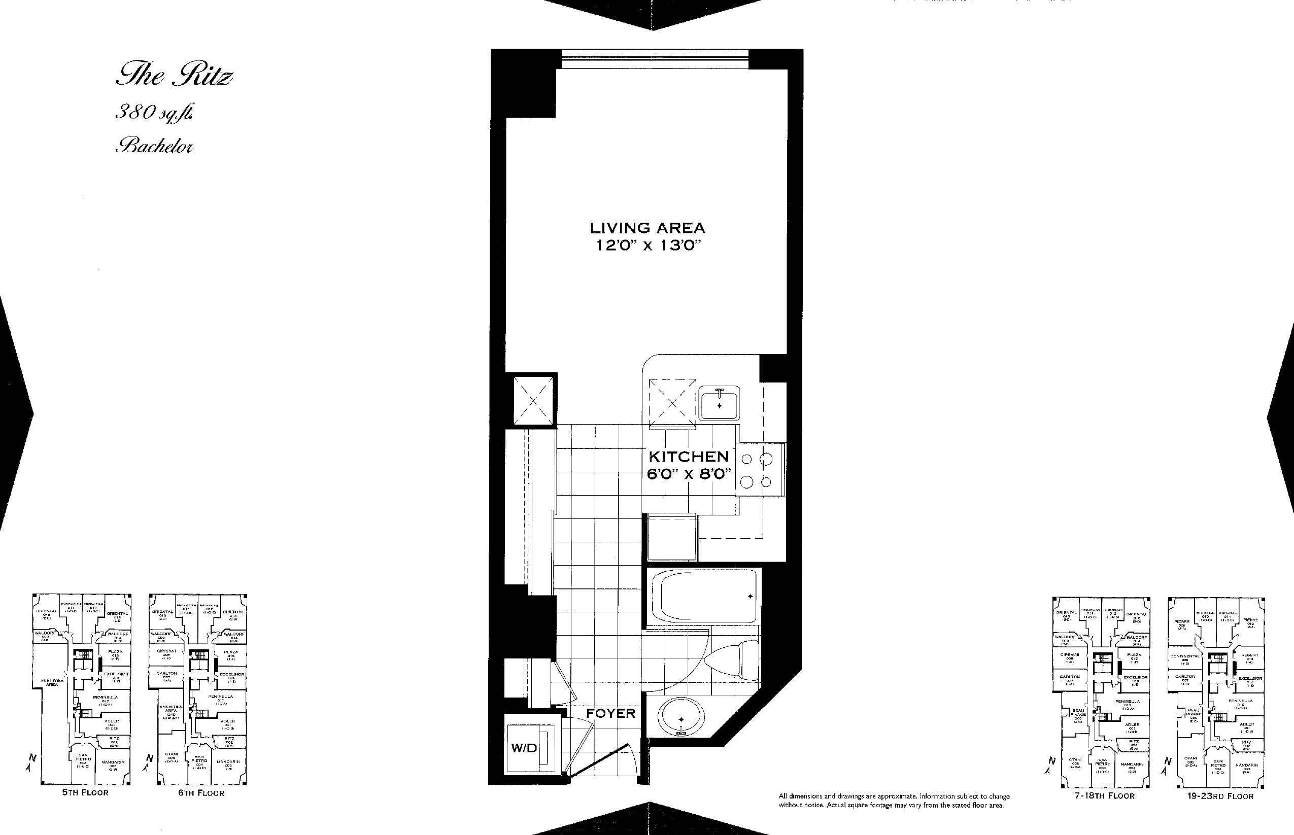 The Ritz floor plan