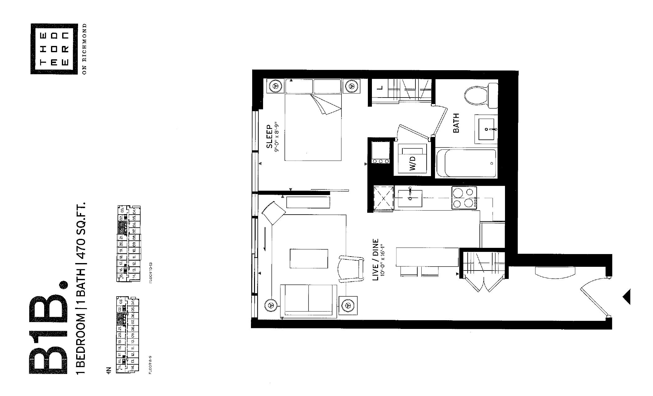 B1B floor plan