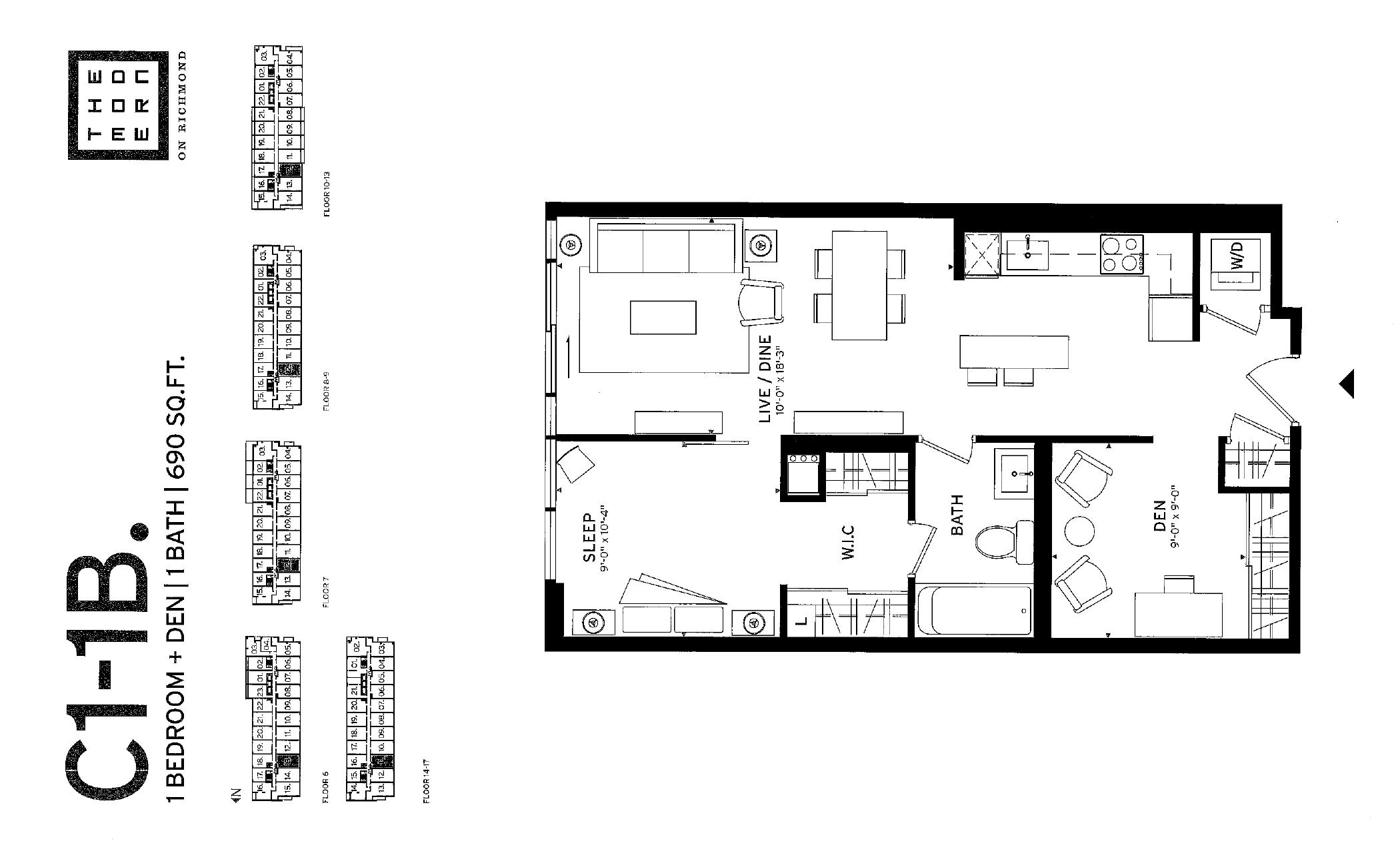 C1-1B floor plan