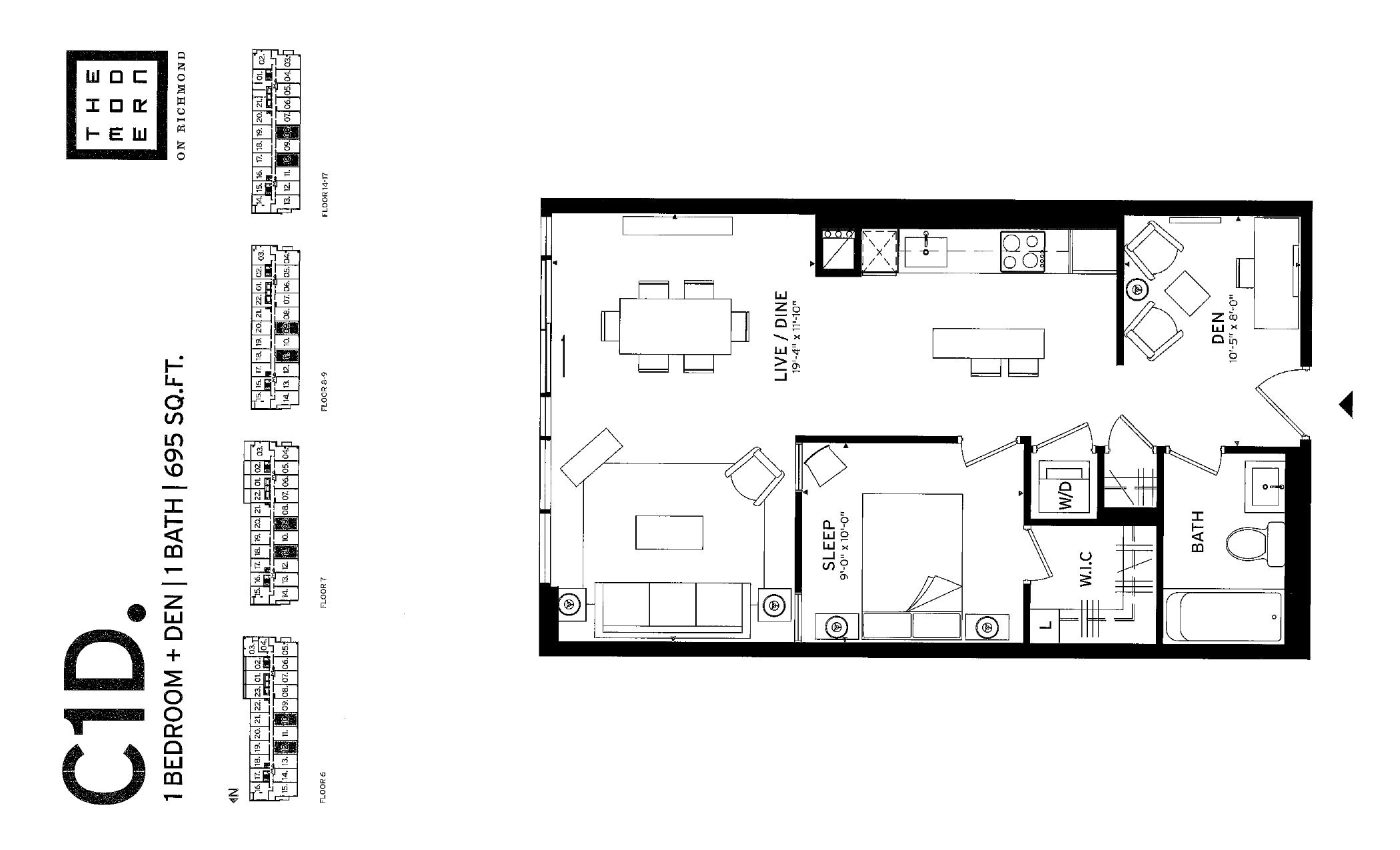 C1D floor plan
