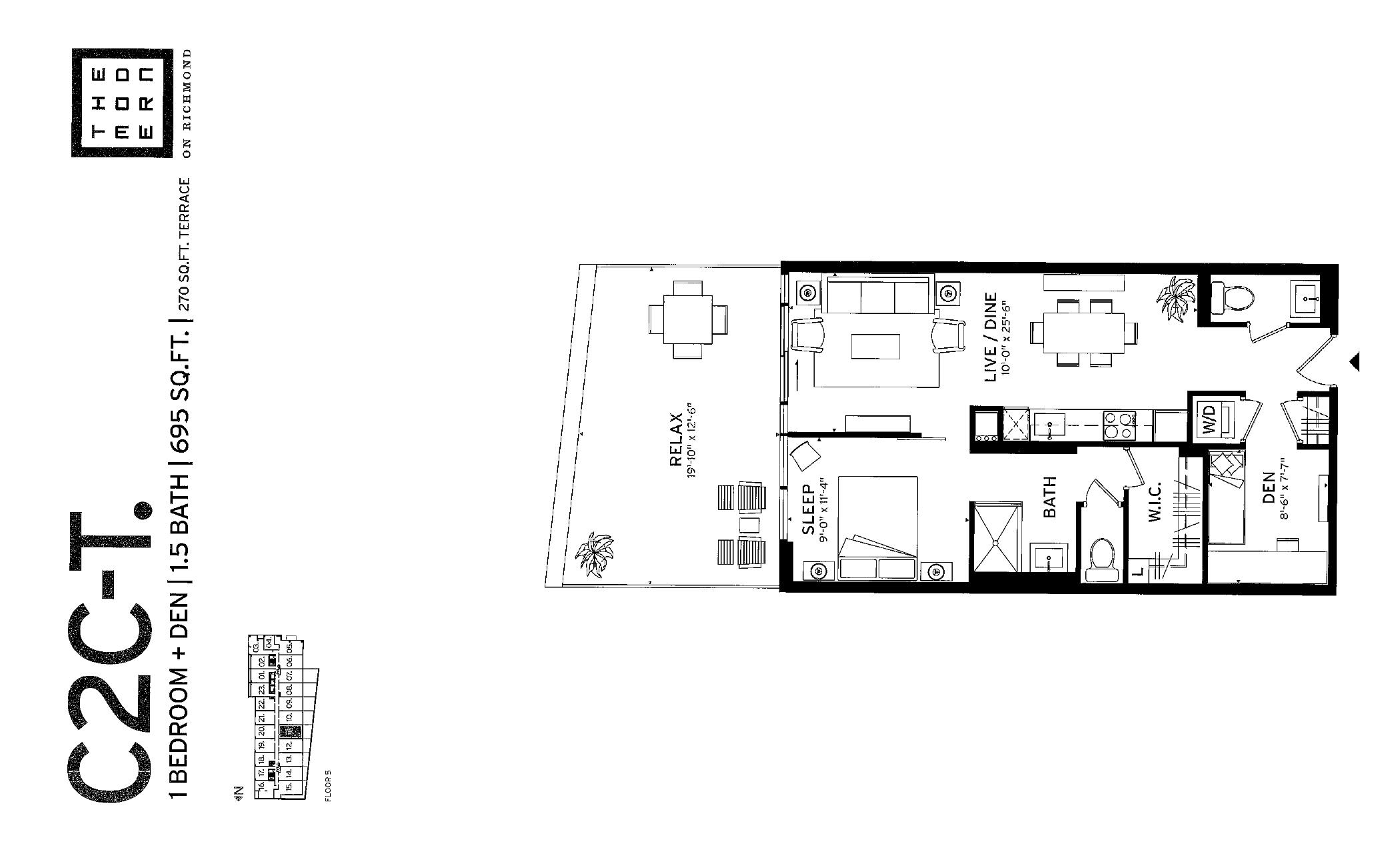 C2C-T floor plan