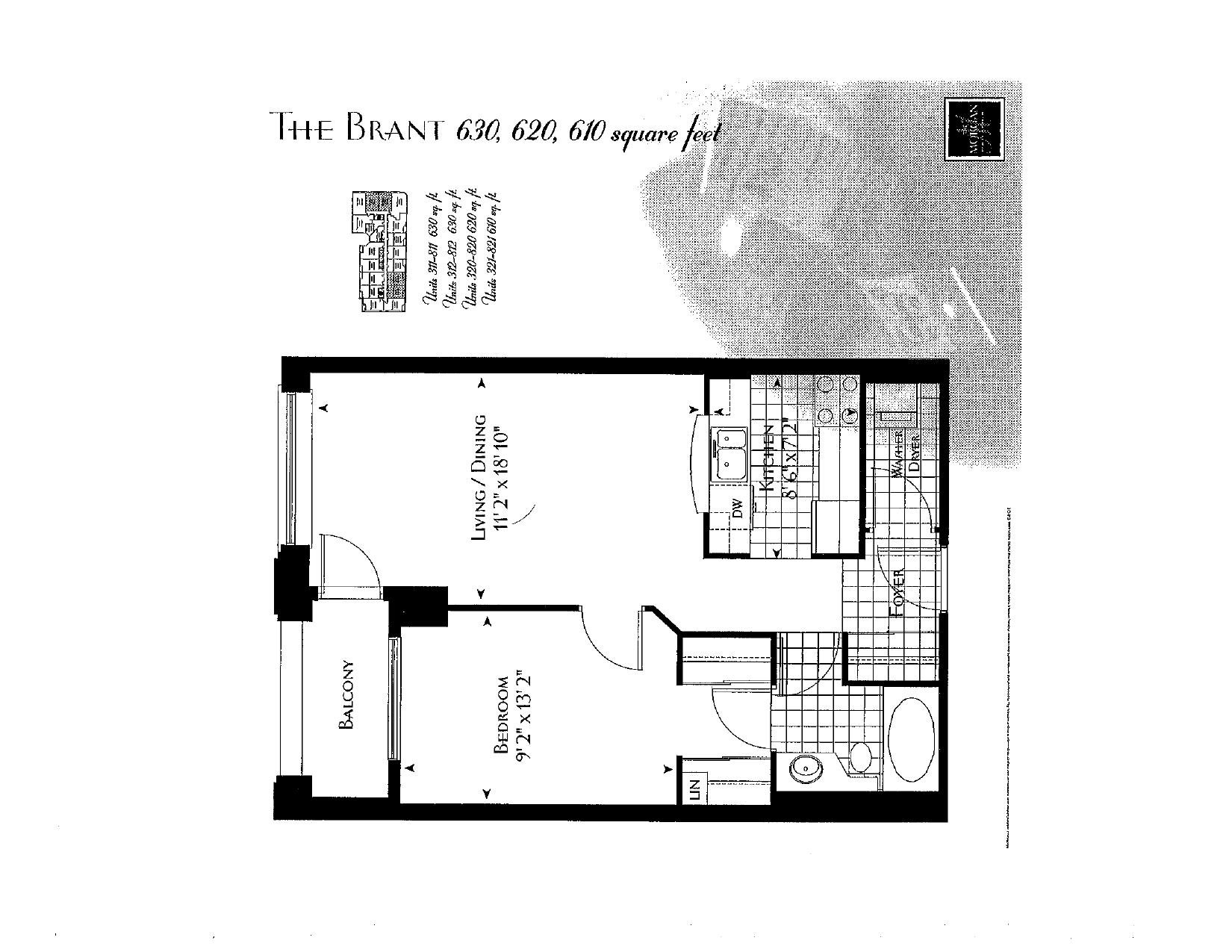 The Brant floor plan