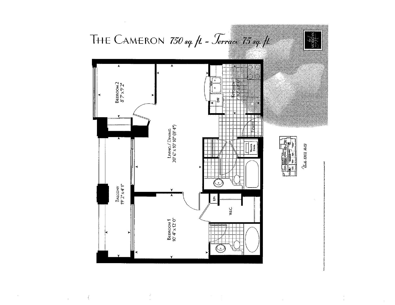 The Cameron floor plan