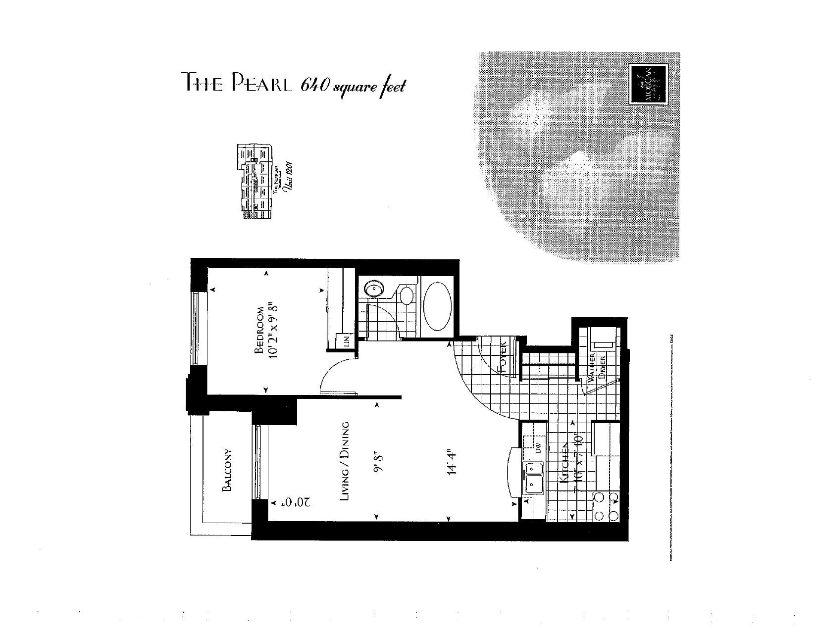 The Pearl floor plan