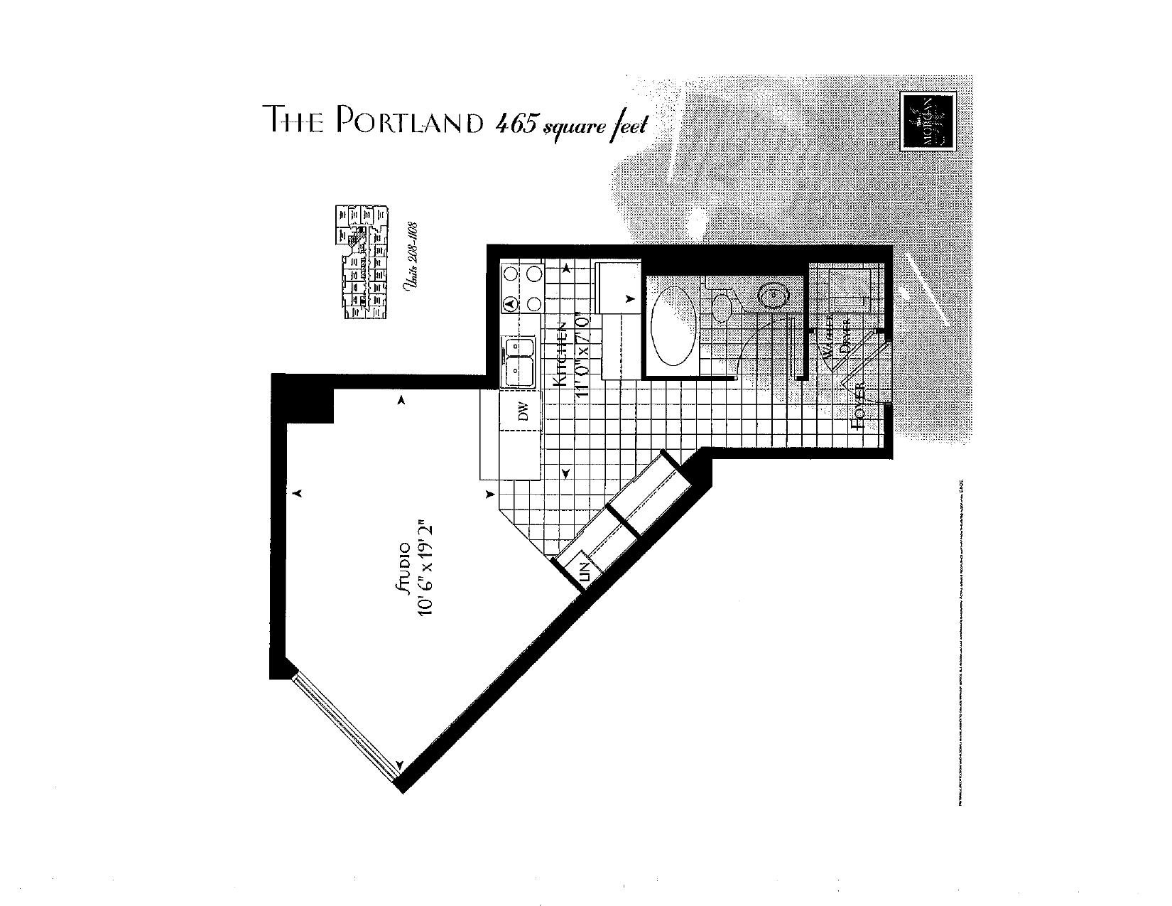 The Portland floor plan