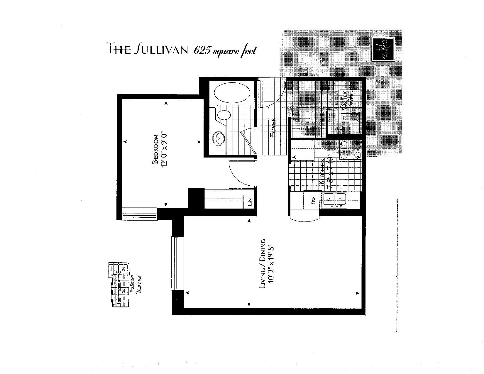 The Sullivan floor plan