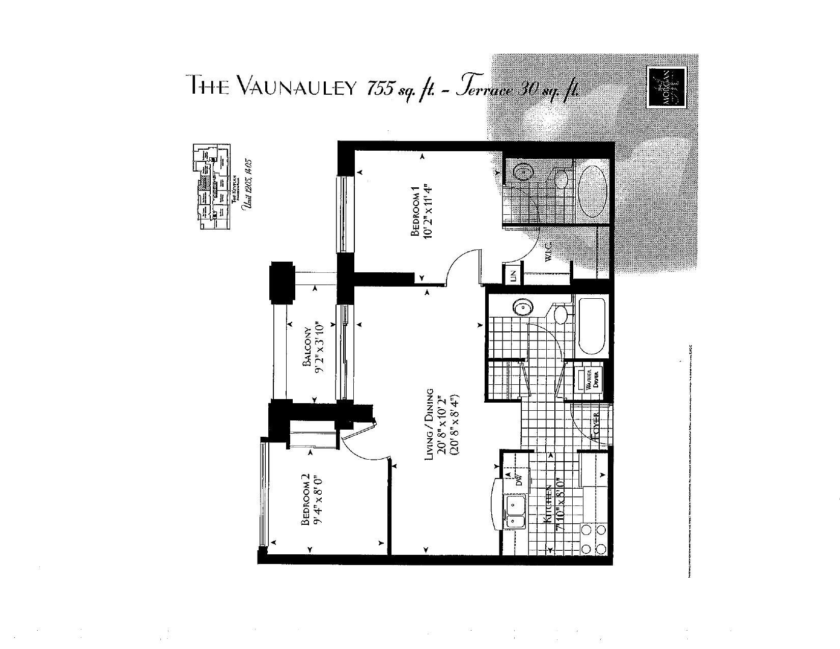 The Vaunauley floor plan
