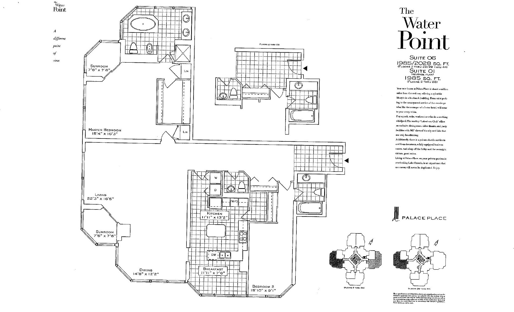 The Water Point (Reverse) floor plan