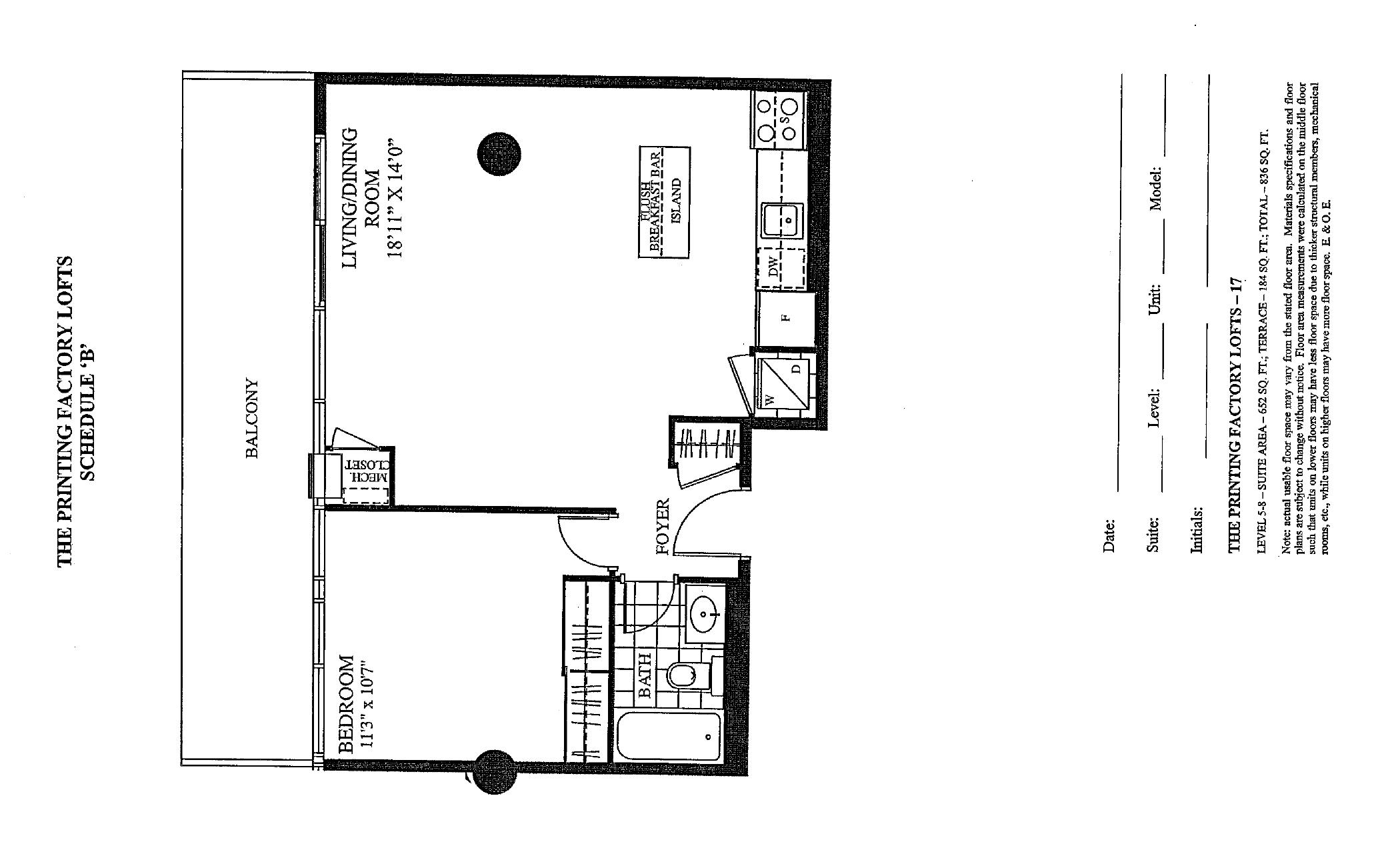 Suite 17 floor plan