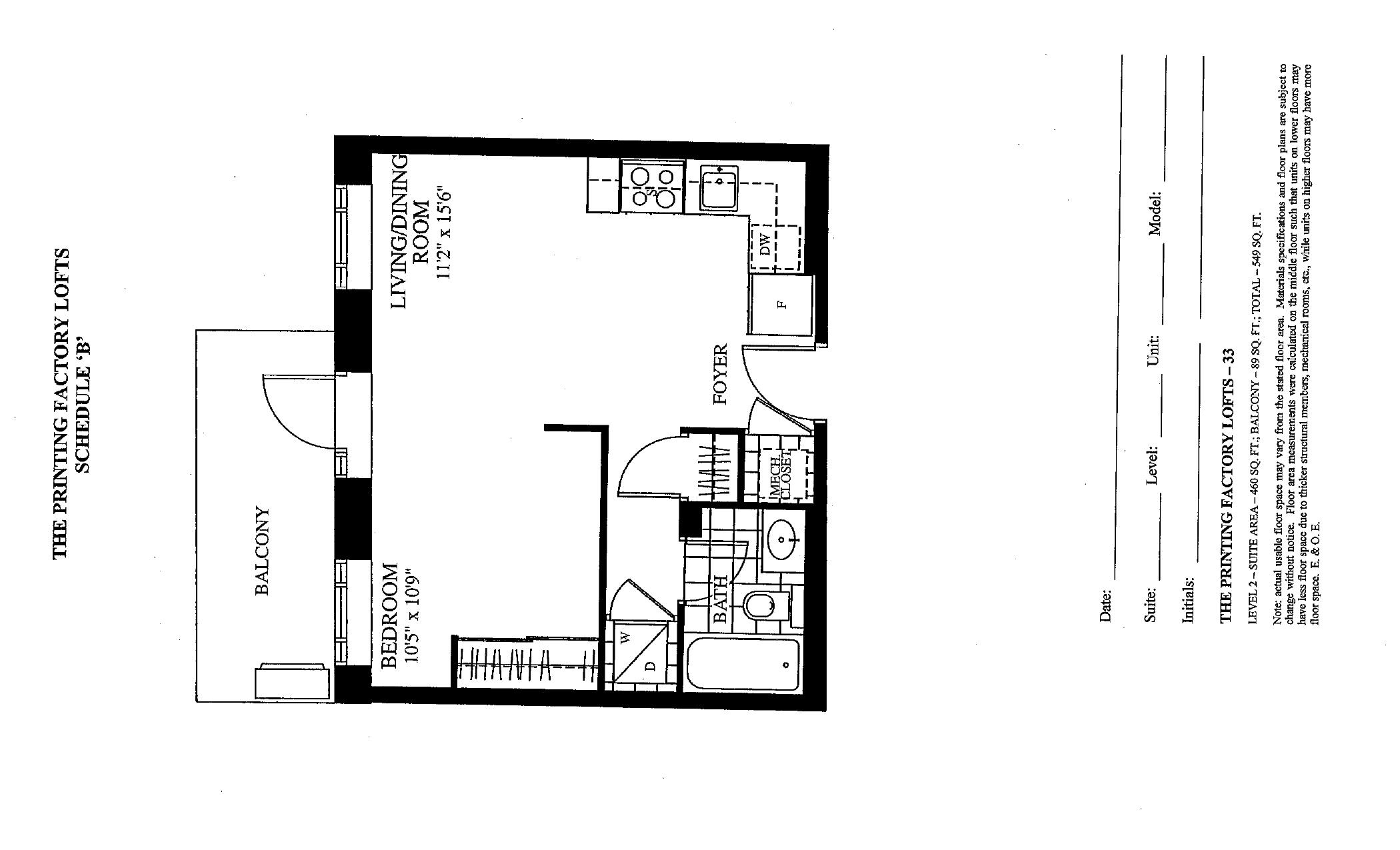 Suite 33 floor plan