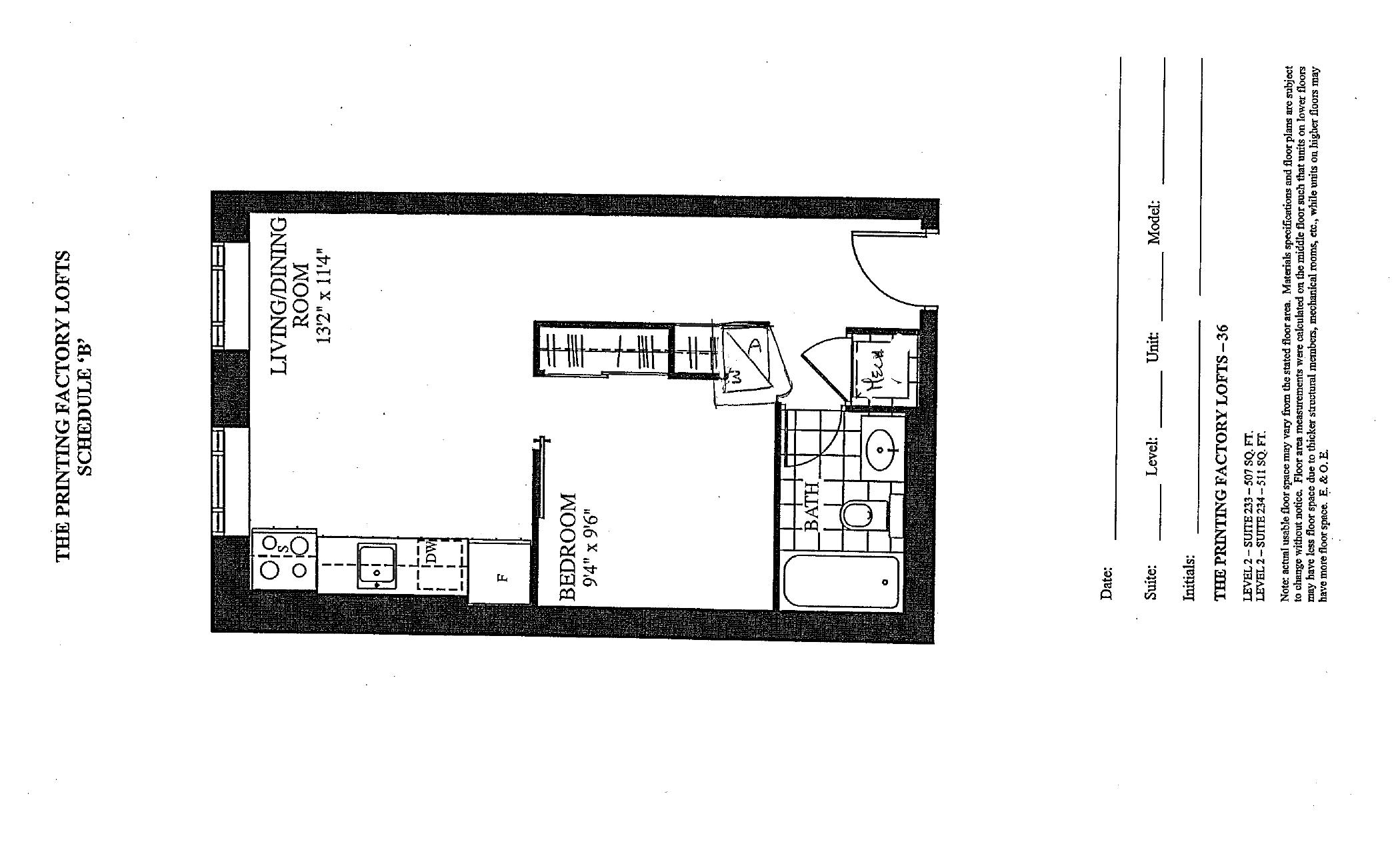 Suite 36 floor plan