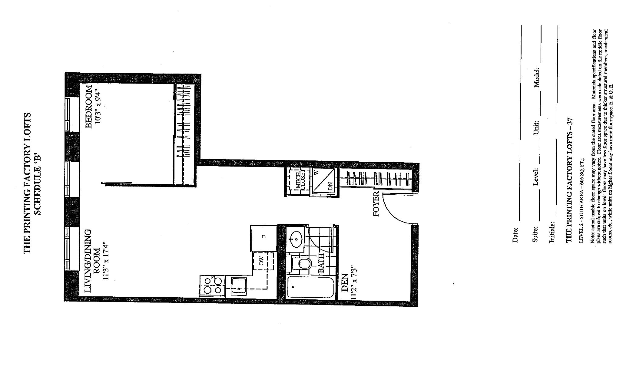 Suite 37 floor plan