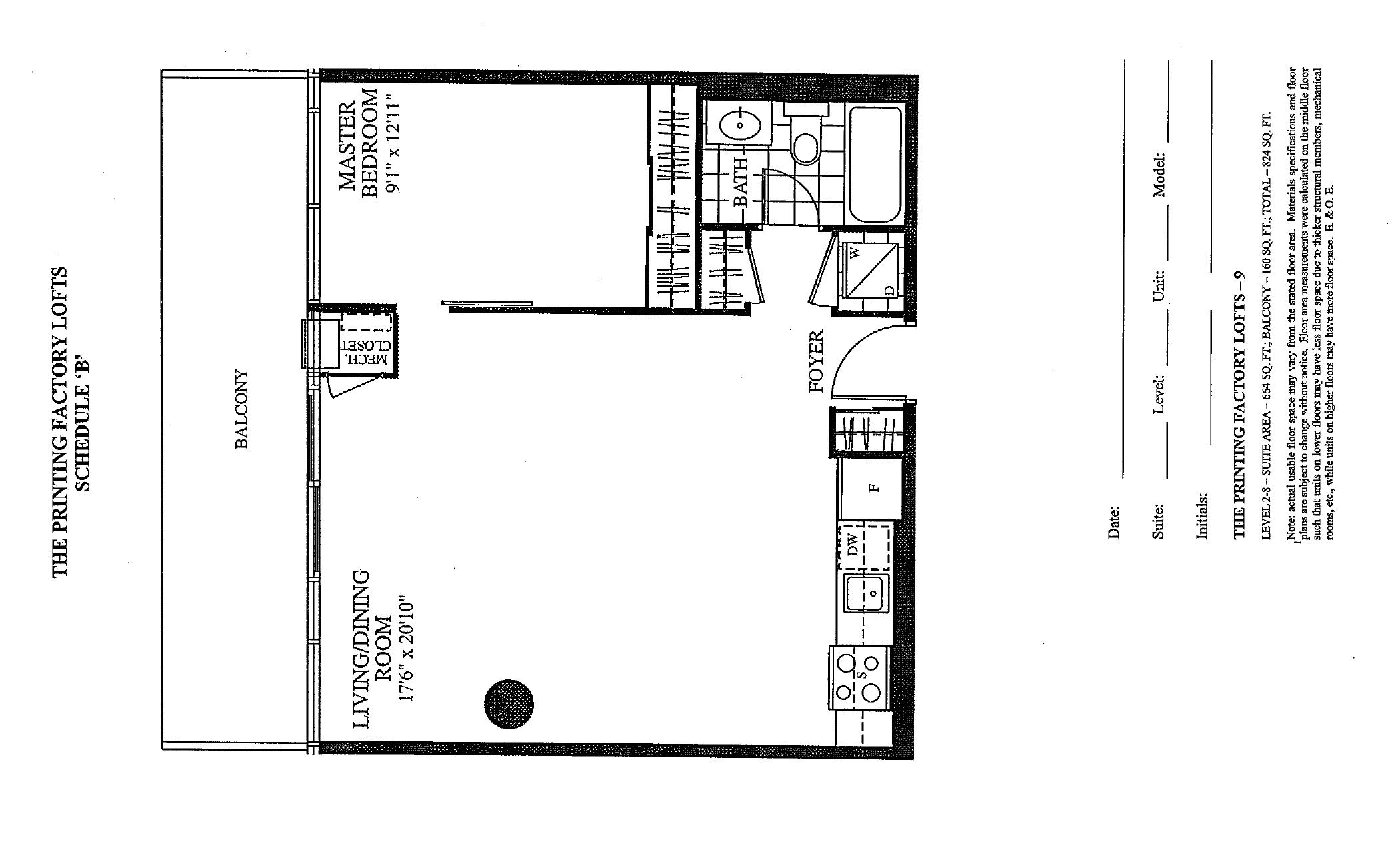 Suite 9 floor plan