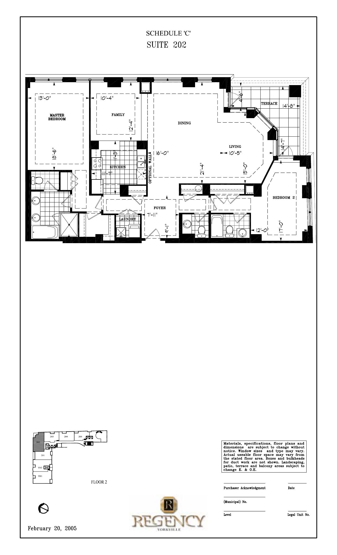 Suite 202 floor plan