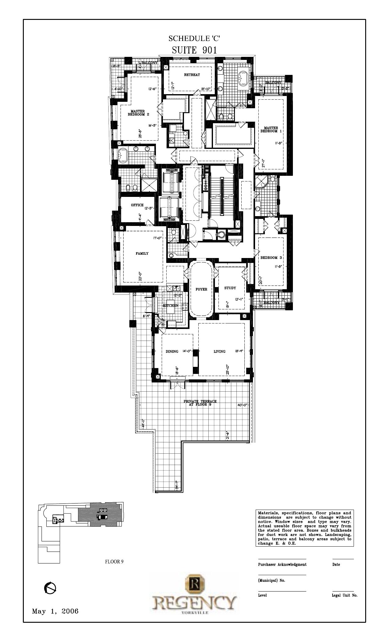 Suite 901 floor plan