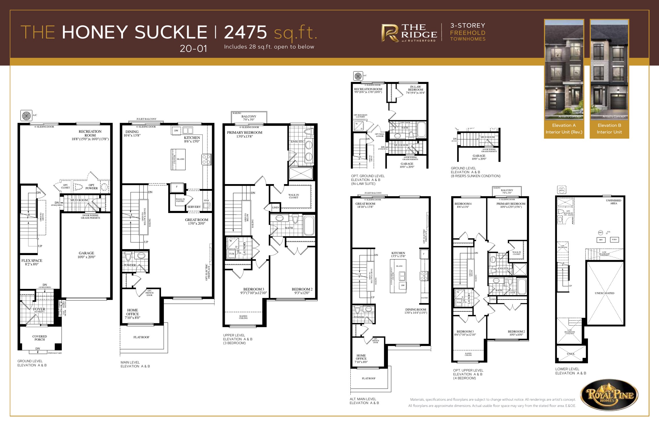 The Honeysuckle floor plan