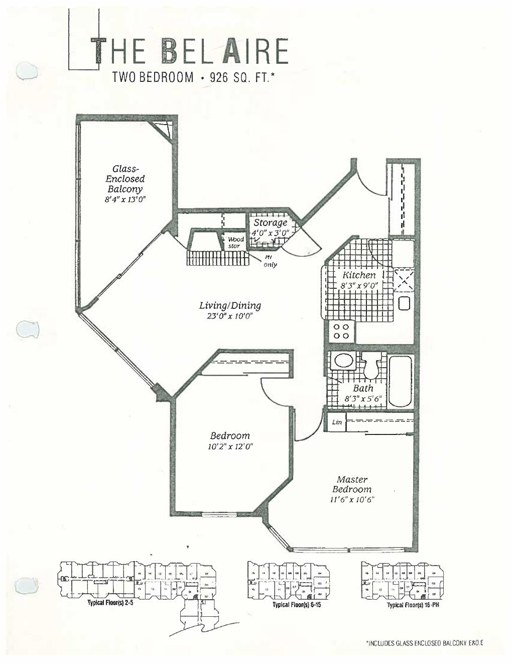 The Bel Aire floor plan