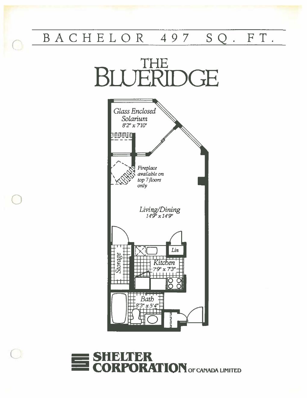 The Blueridge floor plan