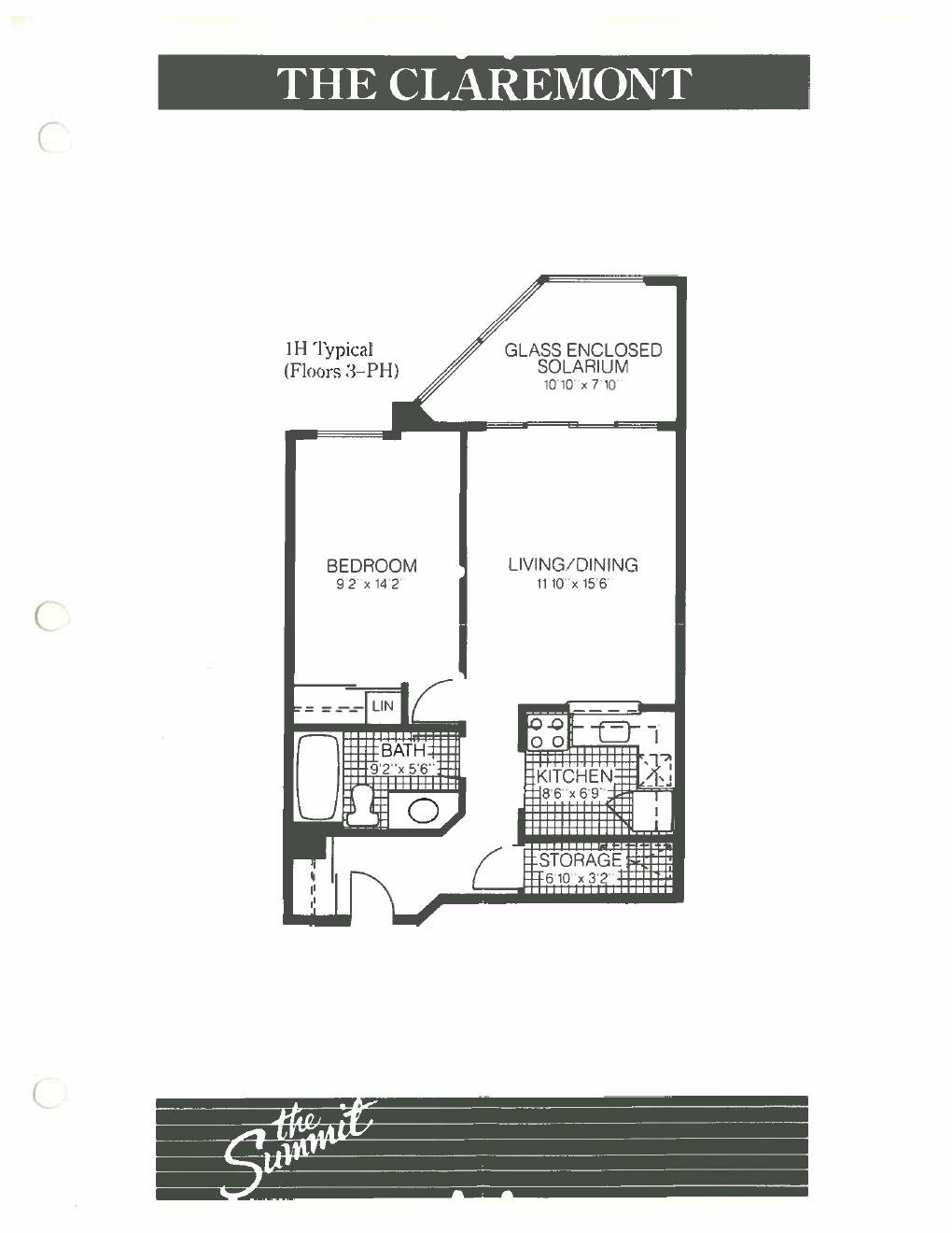 The Claremont floor plan