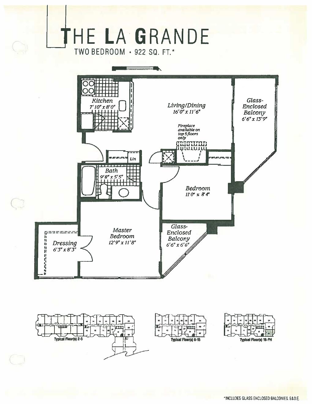 The La Grande floor plan