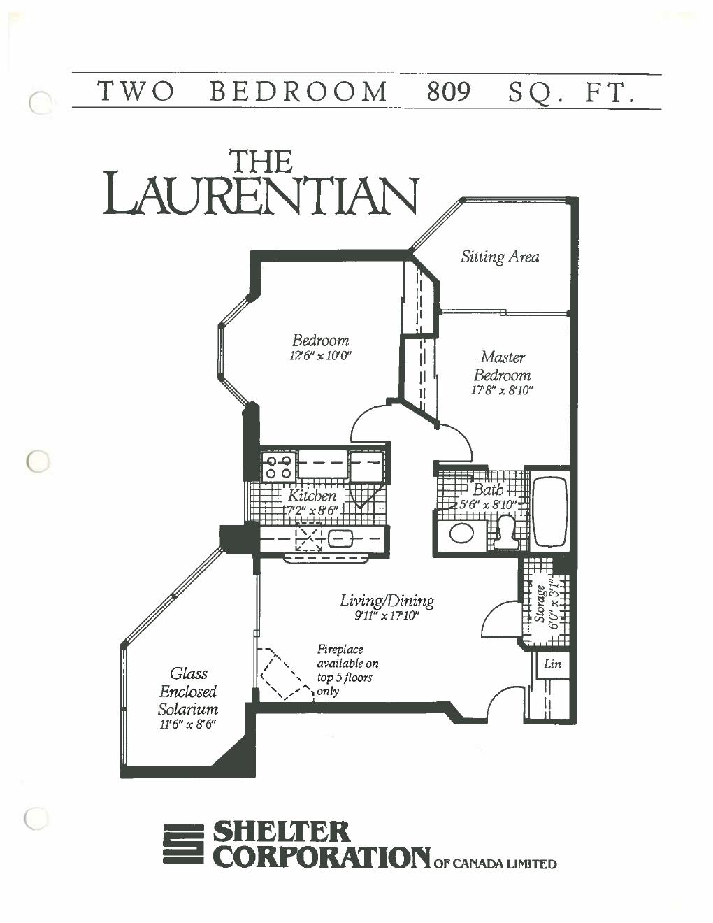 The Laurentian floor plan
