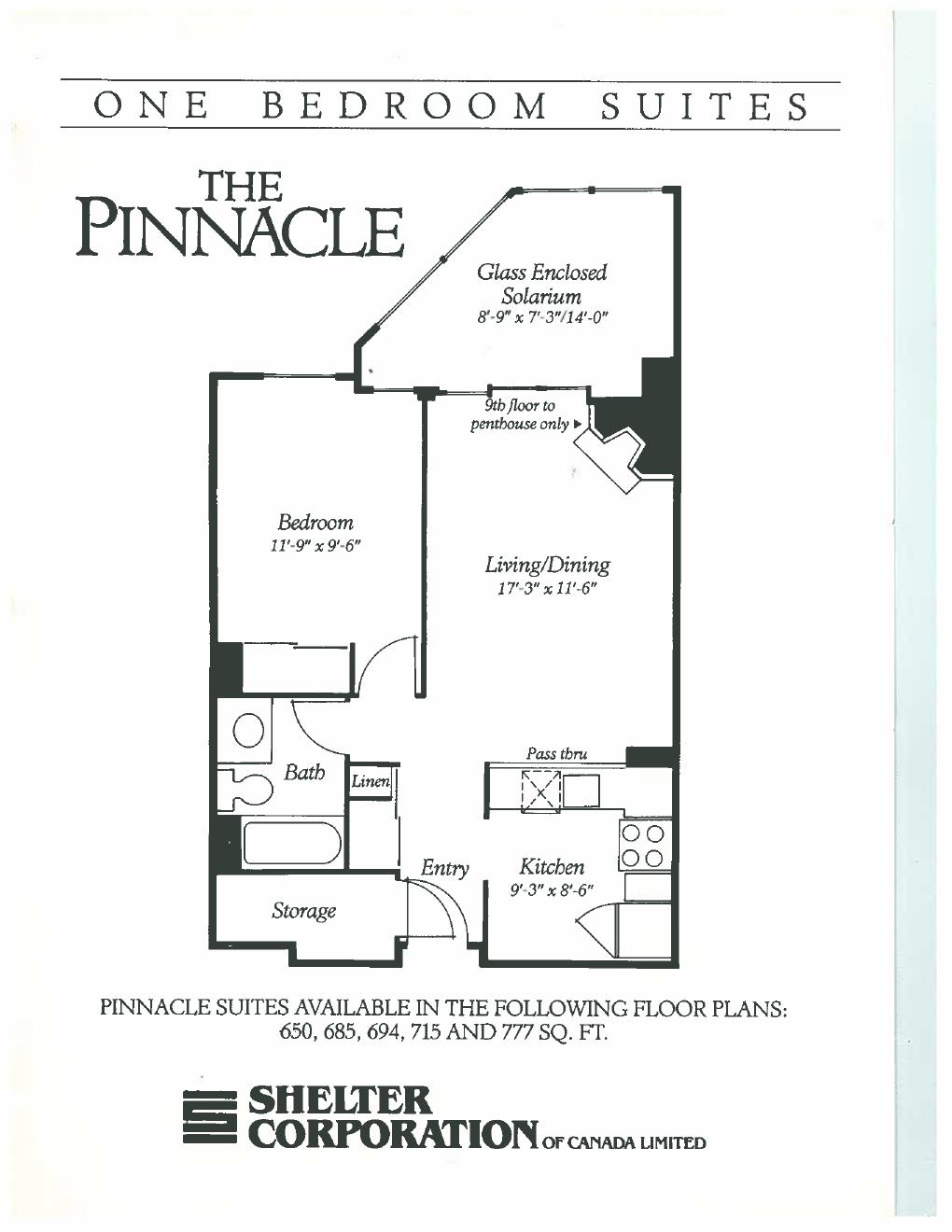 The Pinnacle floor plan