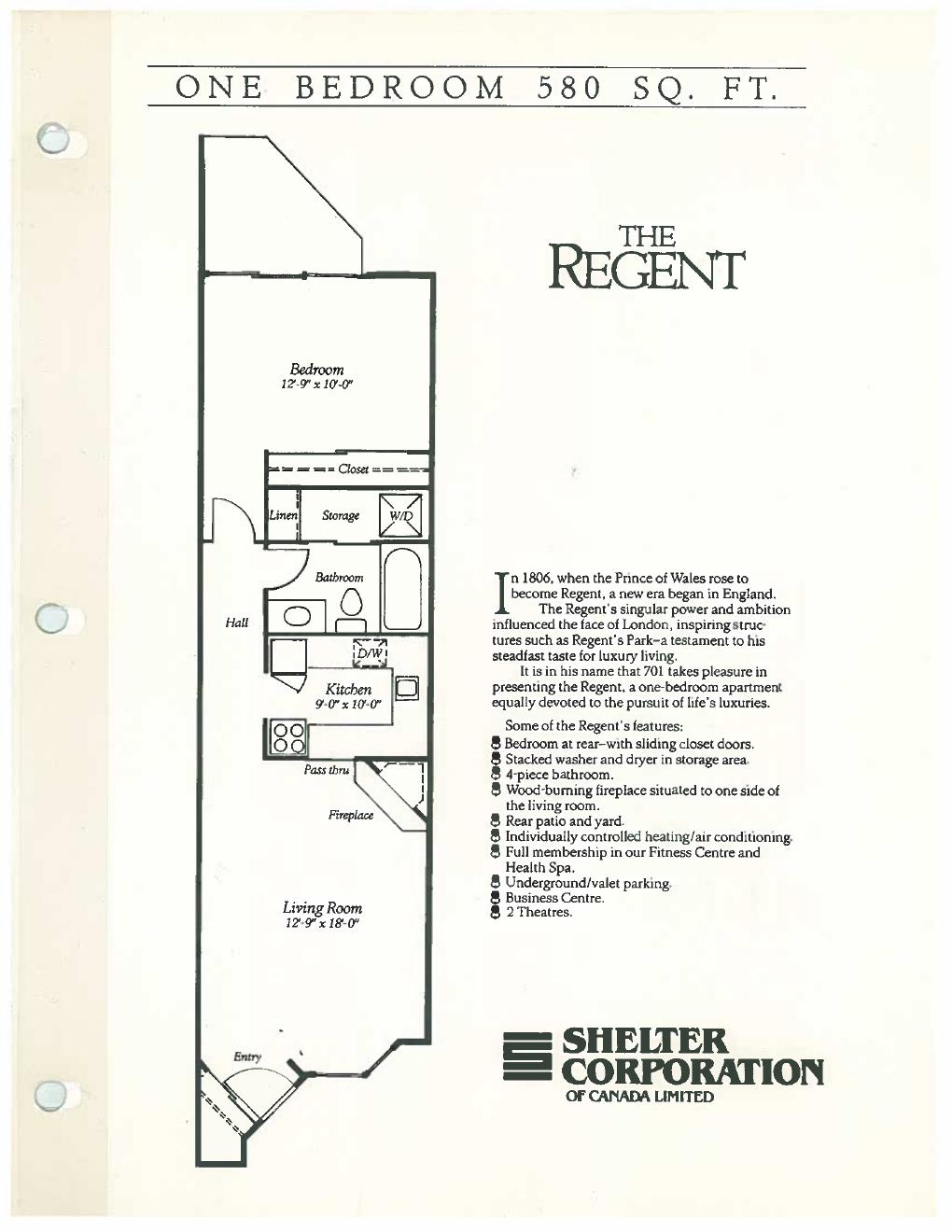 The Regent floor plan