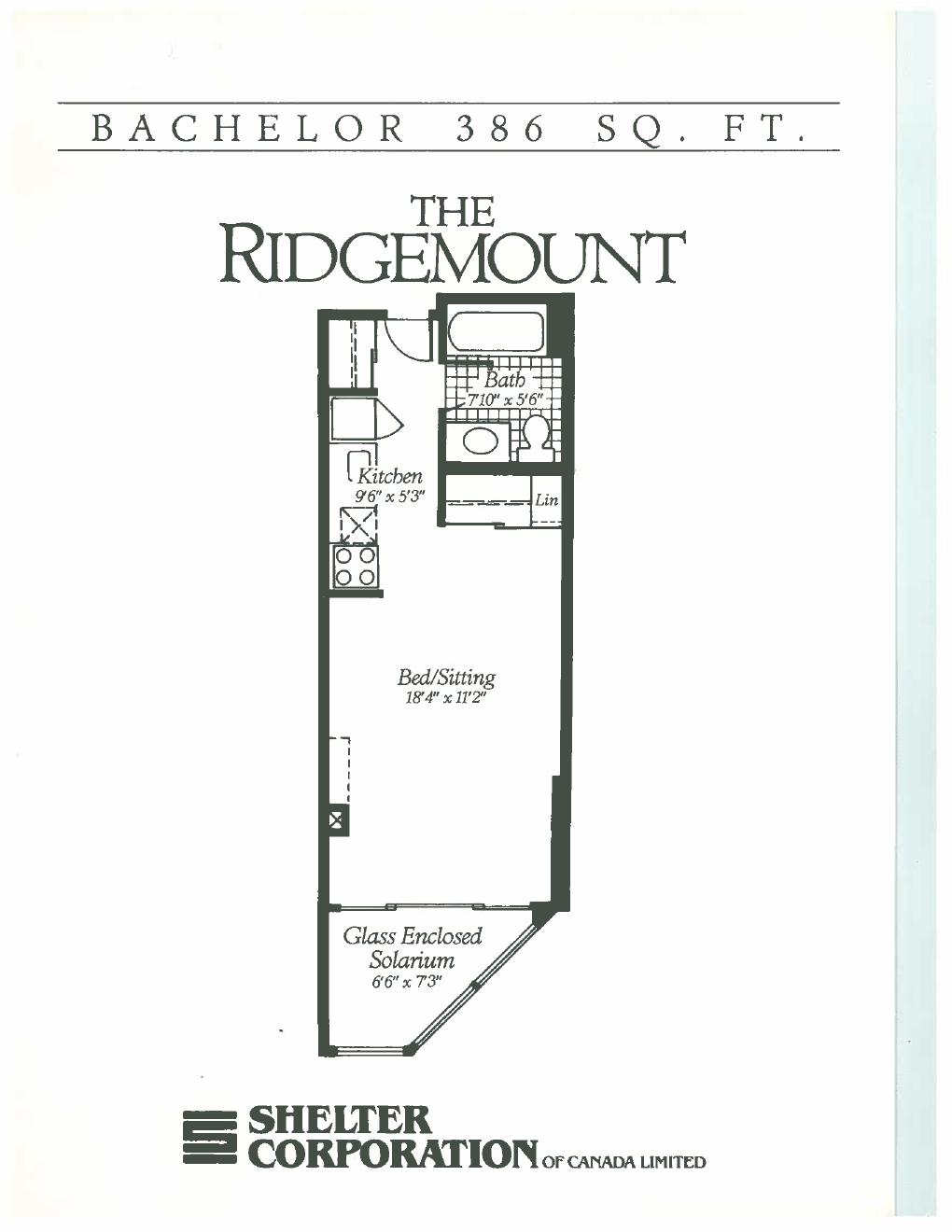 The Ridgemount floor plan