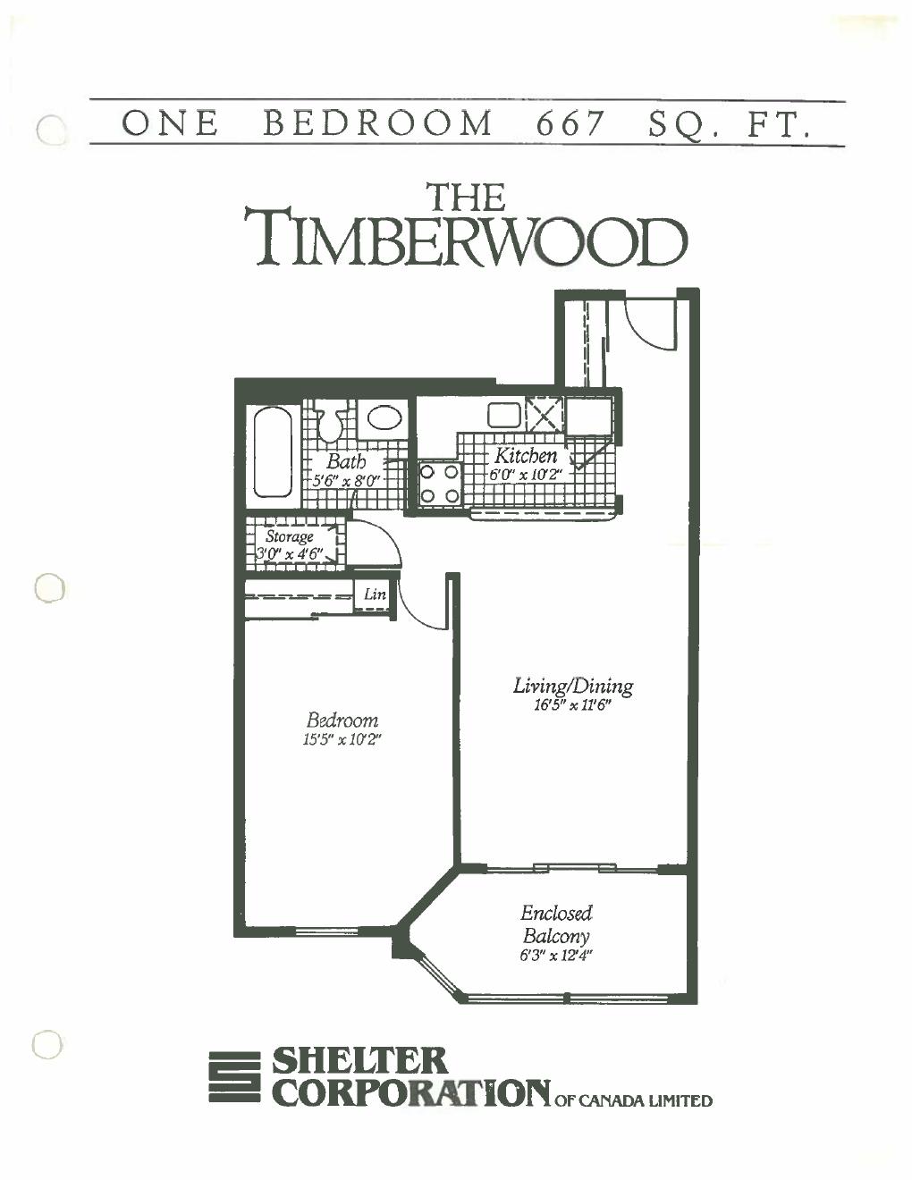 The Timberwood floor plan
