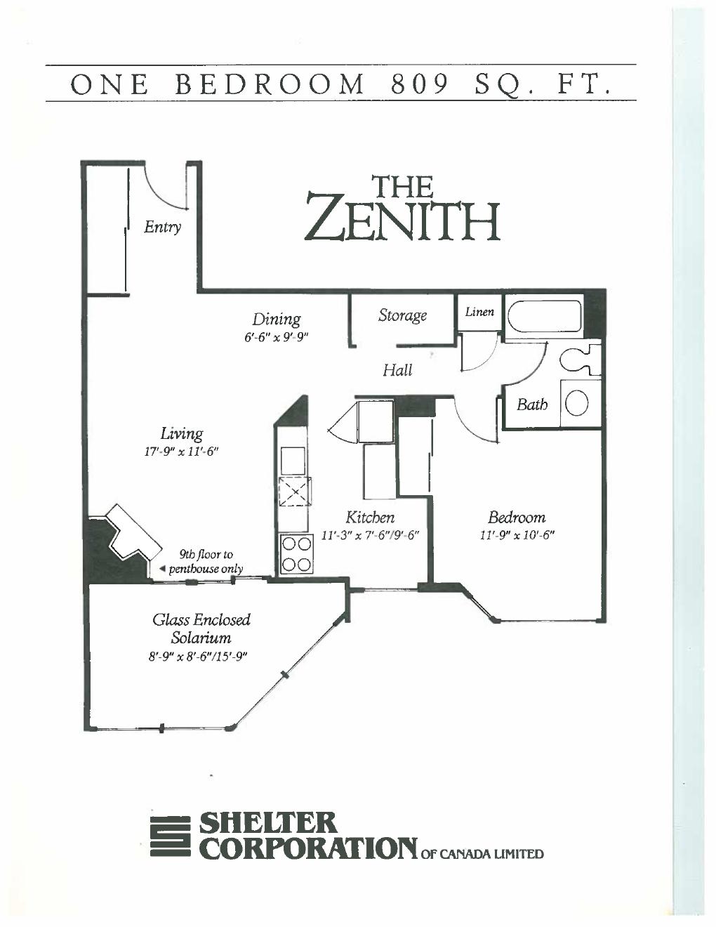 The Zenith floor plan