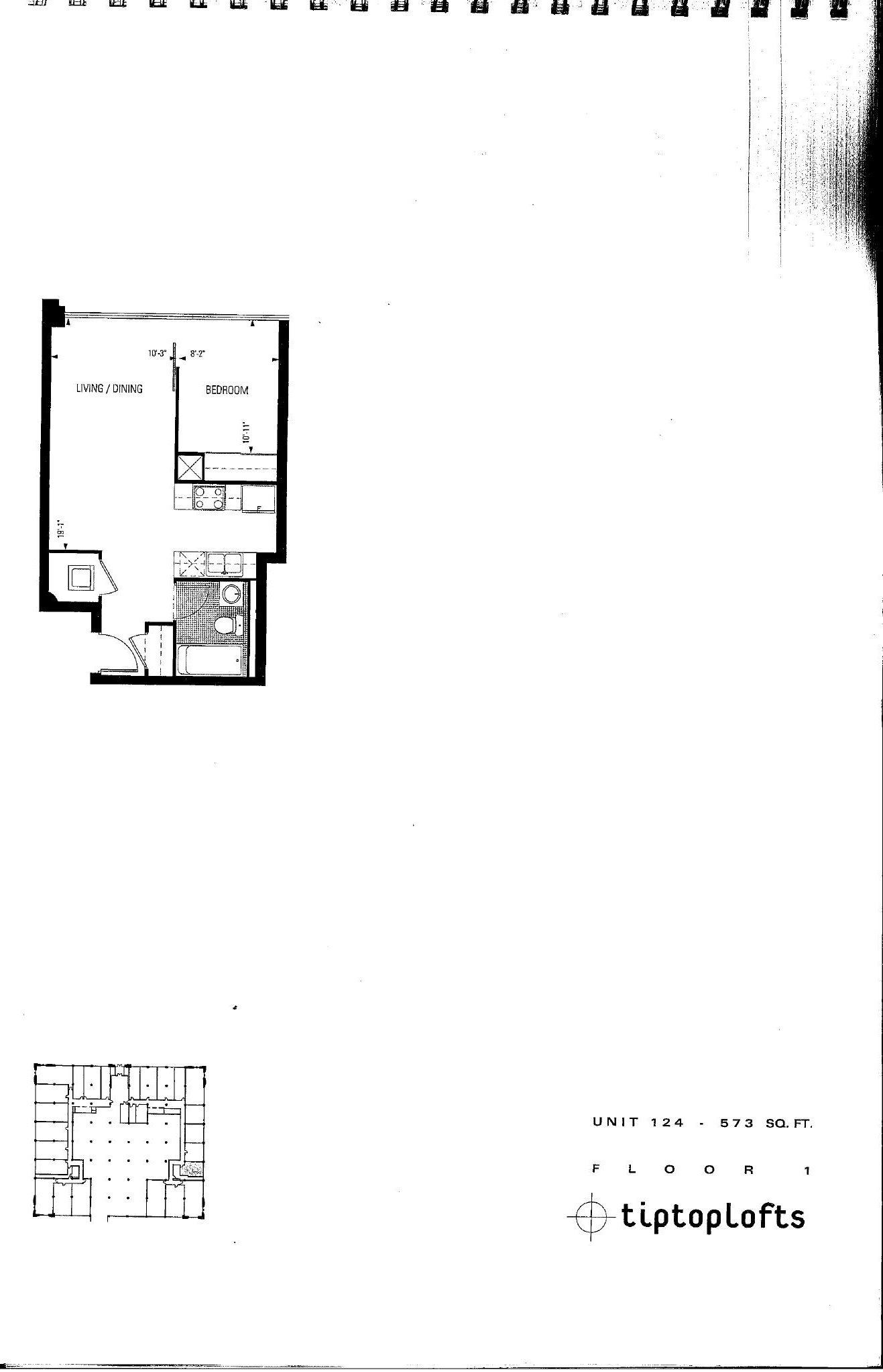 Unit 124 floor plan