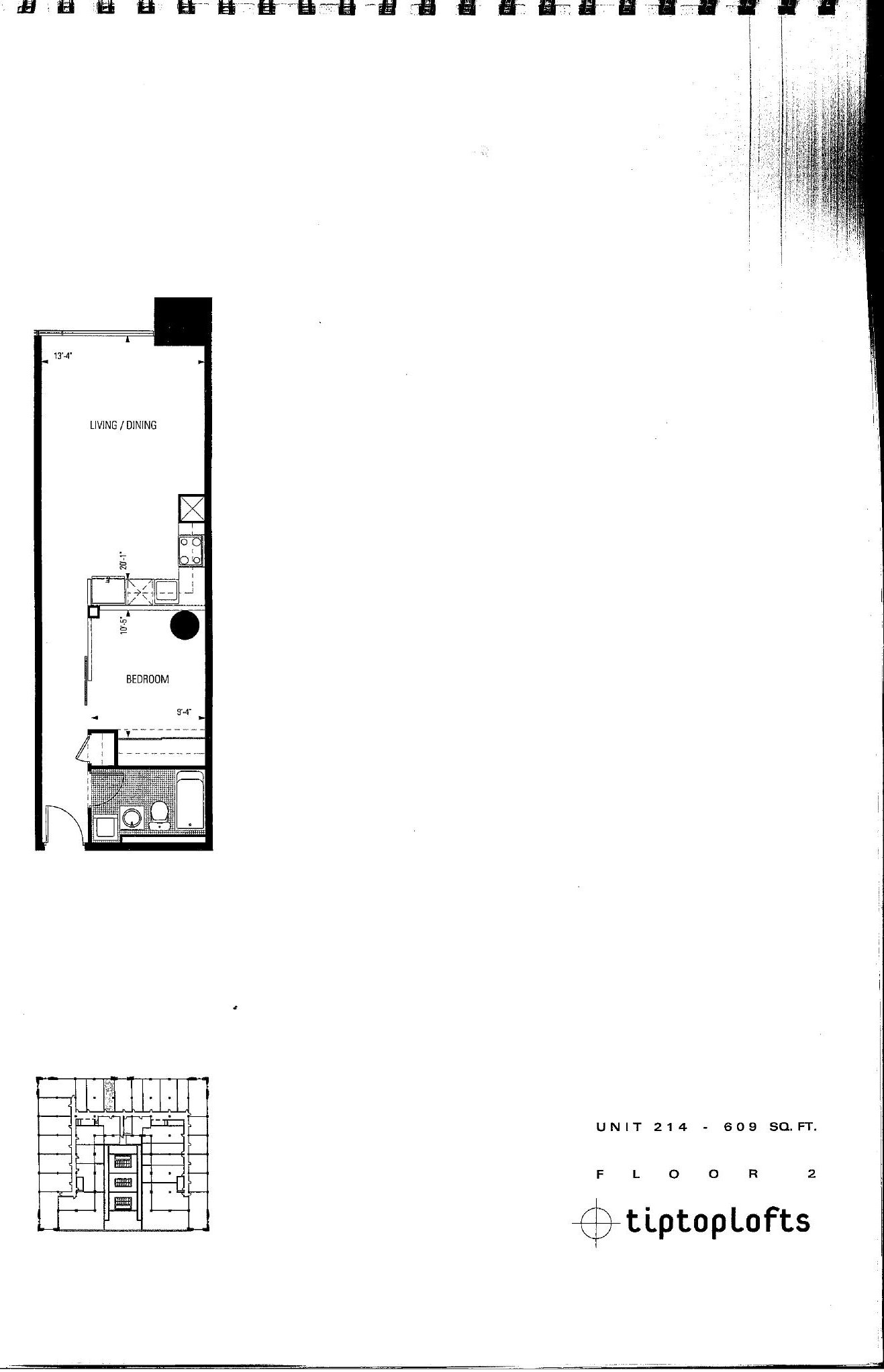 Unit 214 floor plan