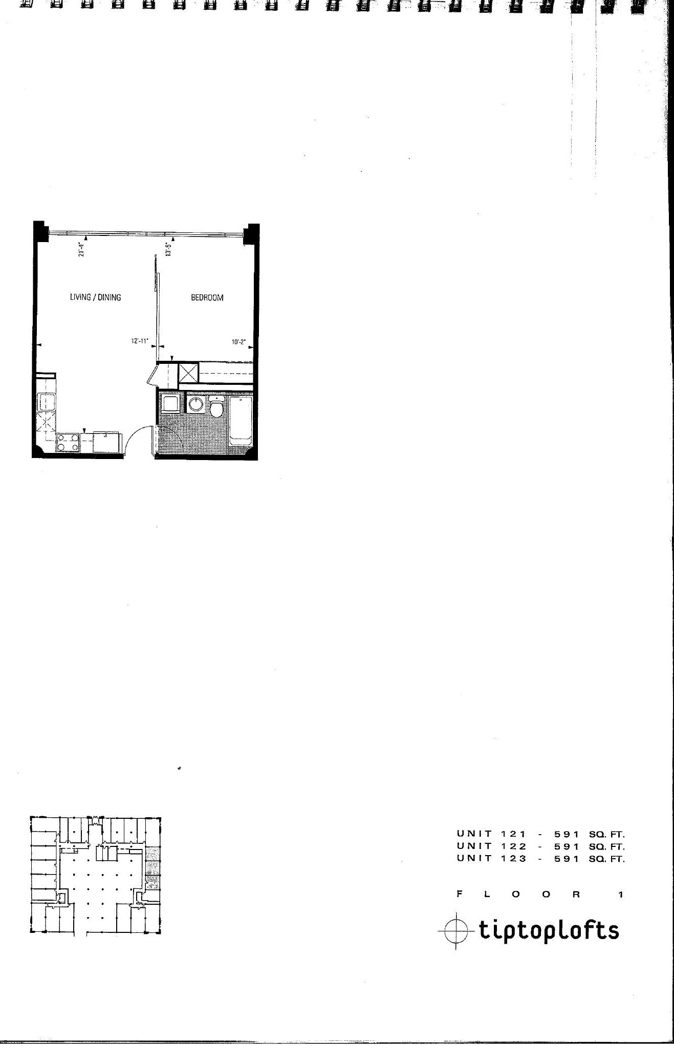 Units 121-123 floor plan