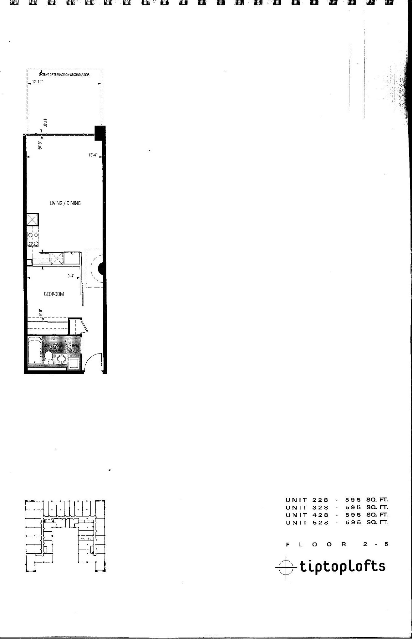 Units 228 / 328 / 428 / 528 floor plan