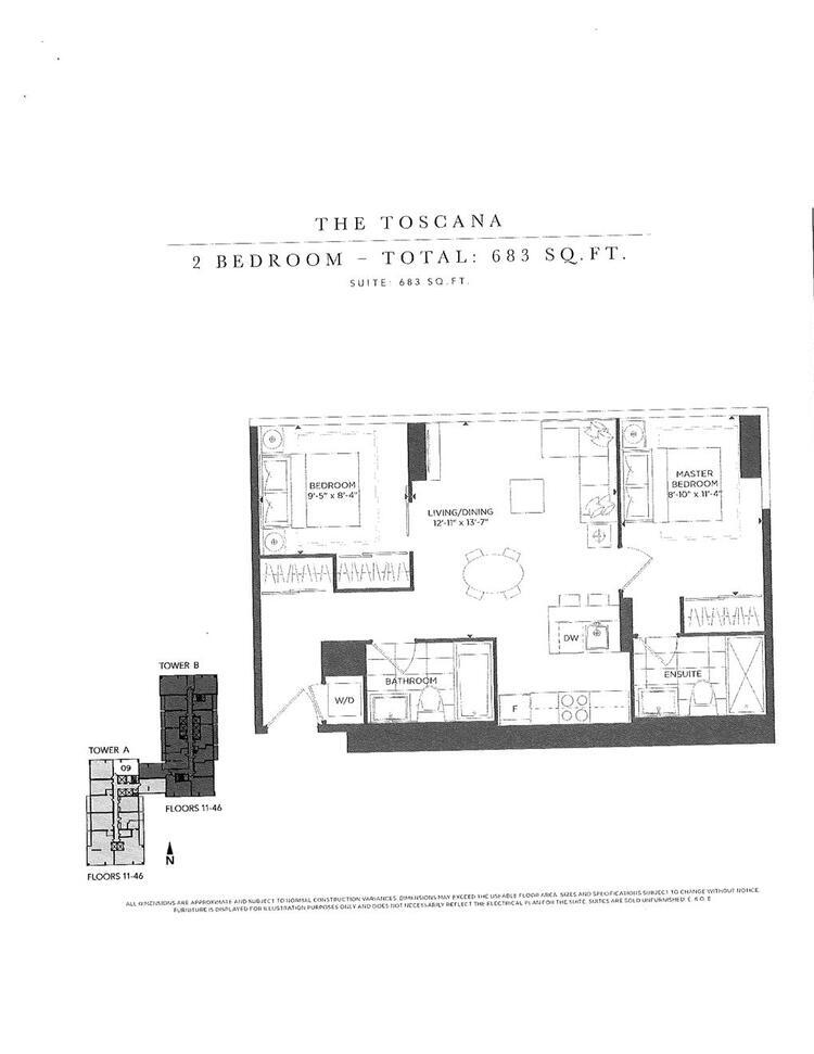 The Toscana floor plan