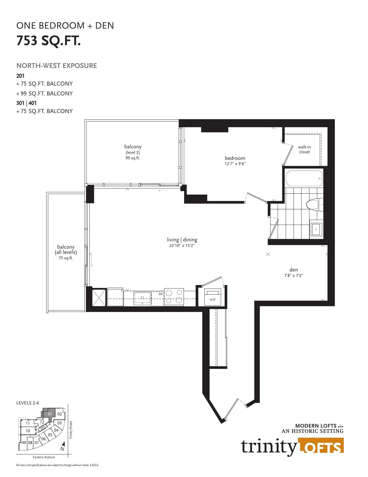 Suite 01 (Levels 2-4) floor plan