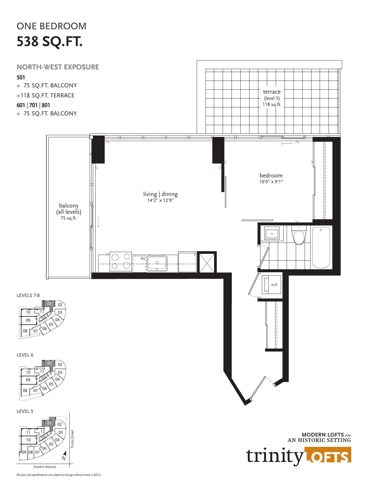 Suite 01 (Levels 5-8) floor plan