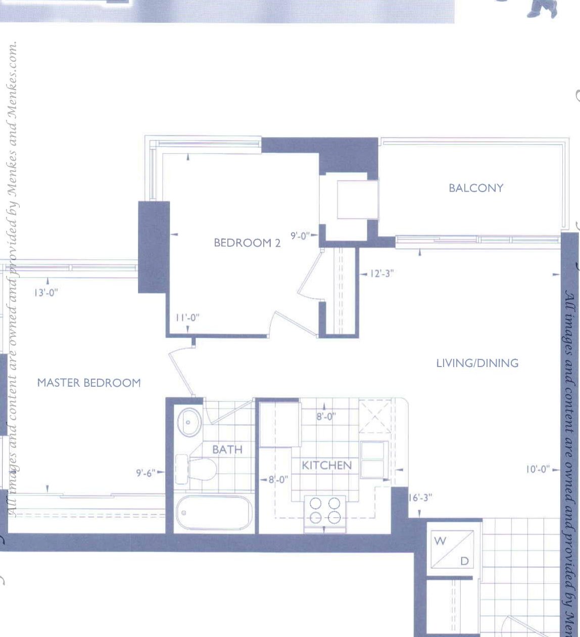 The Spire floor plan