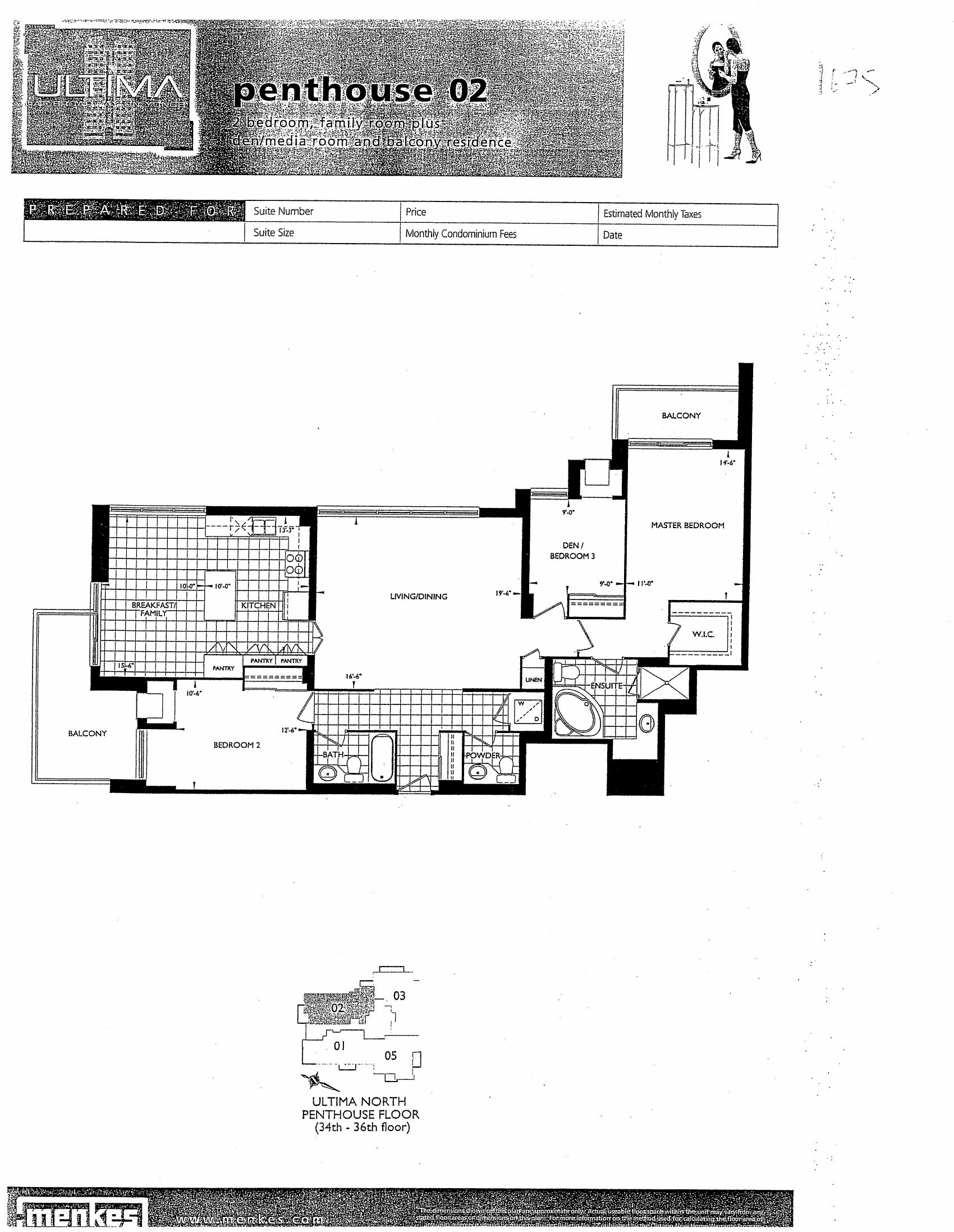 Penthouse 02 floor plan