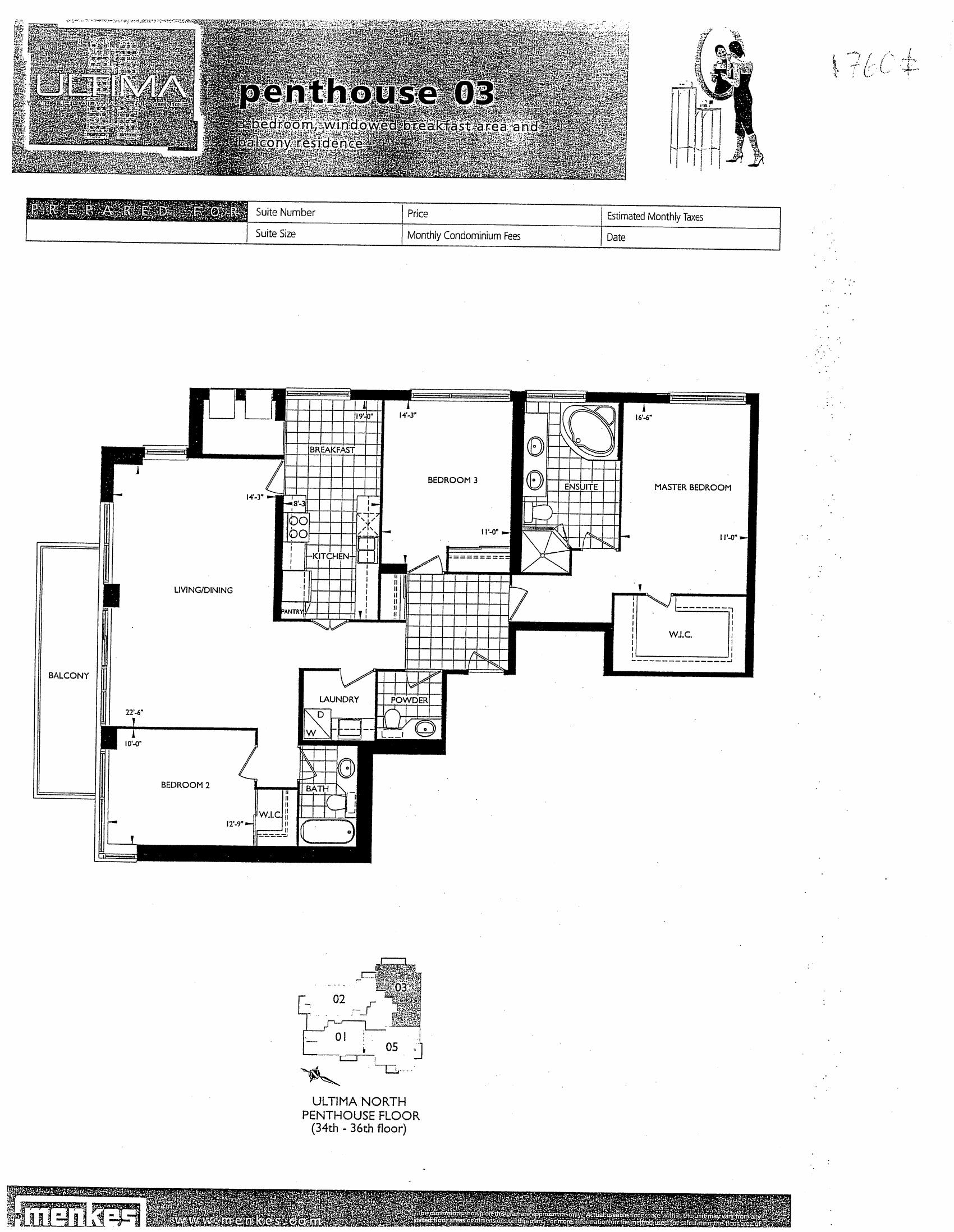 Penthouse 03 floor plan