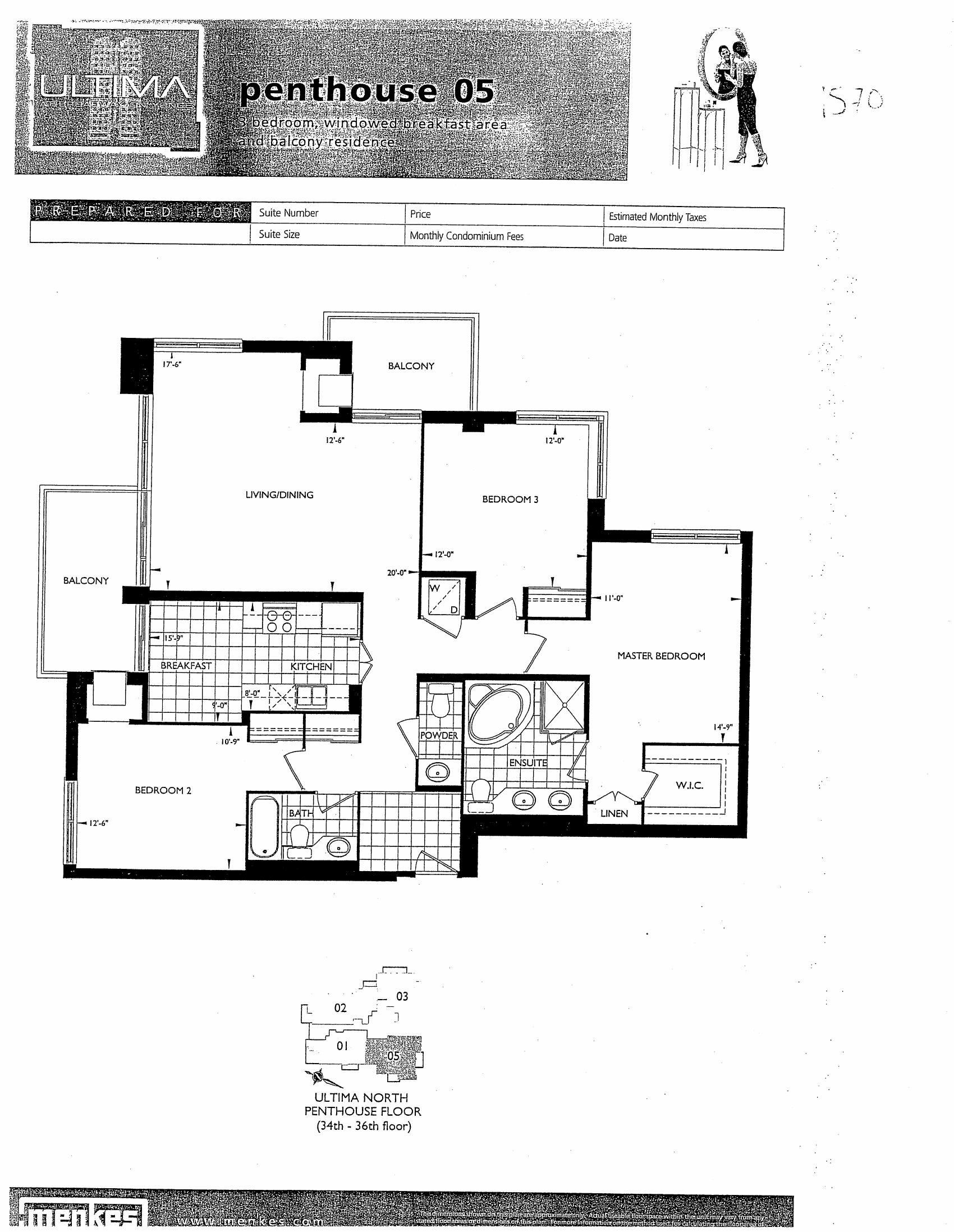 Penthouse 05 floor plan