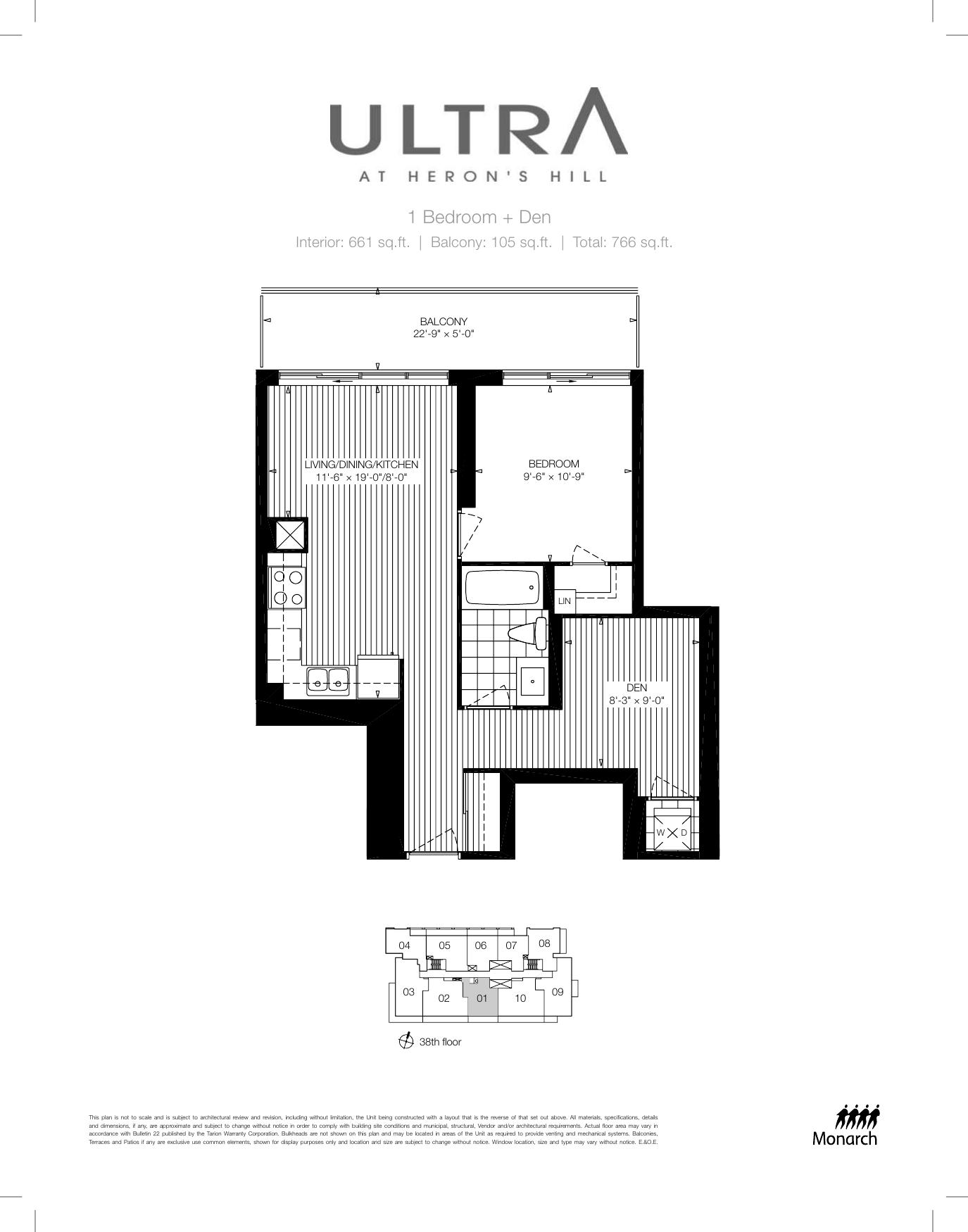 Suite 01 floor plan