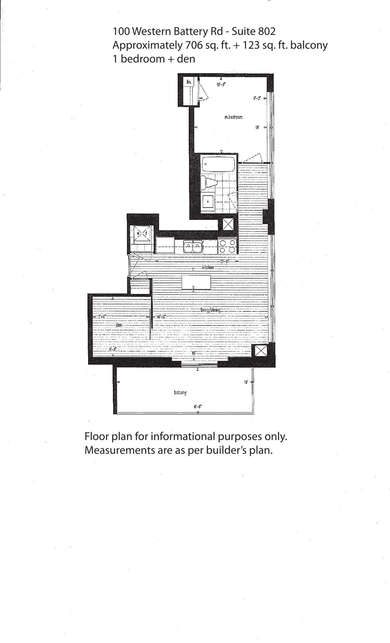 Suite 802 floor plan
